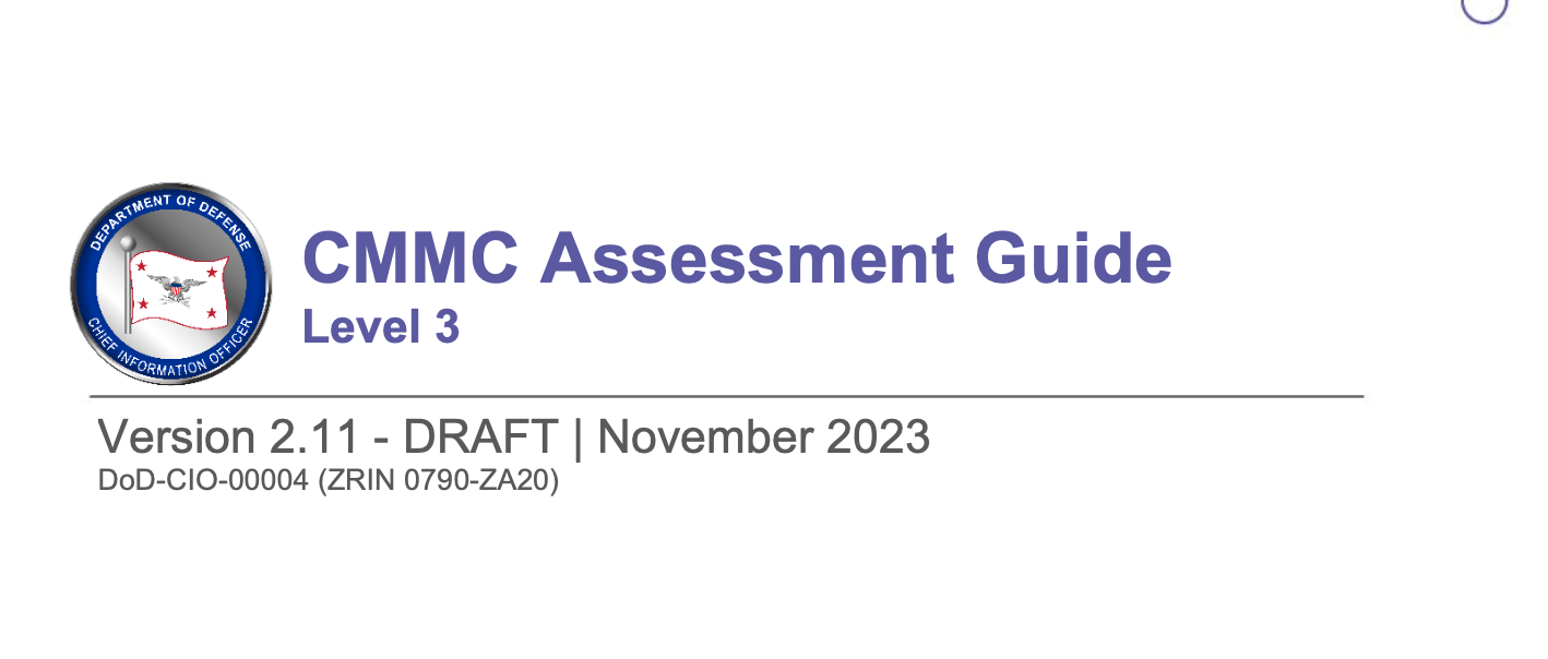 CMMC Assessment Guide Level 3 v2.11