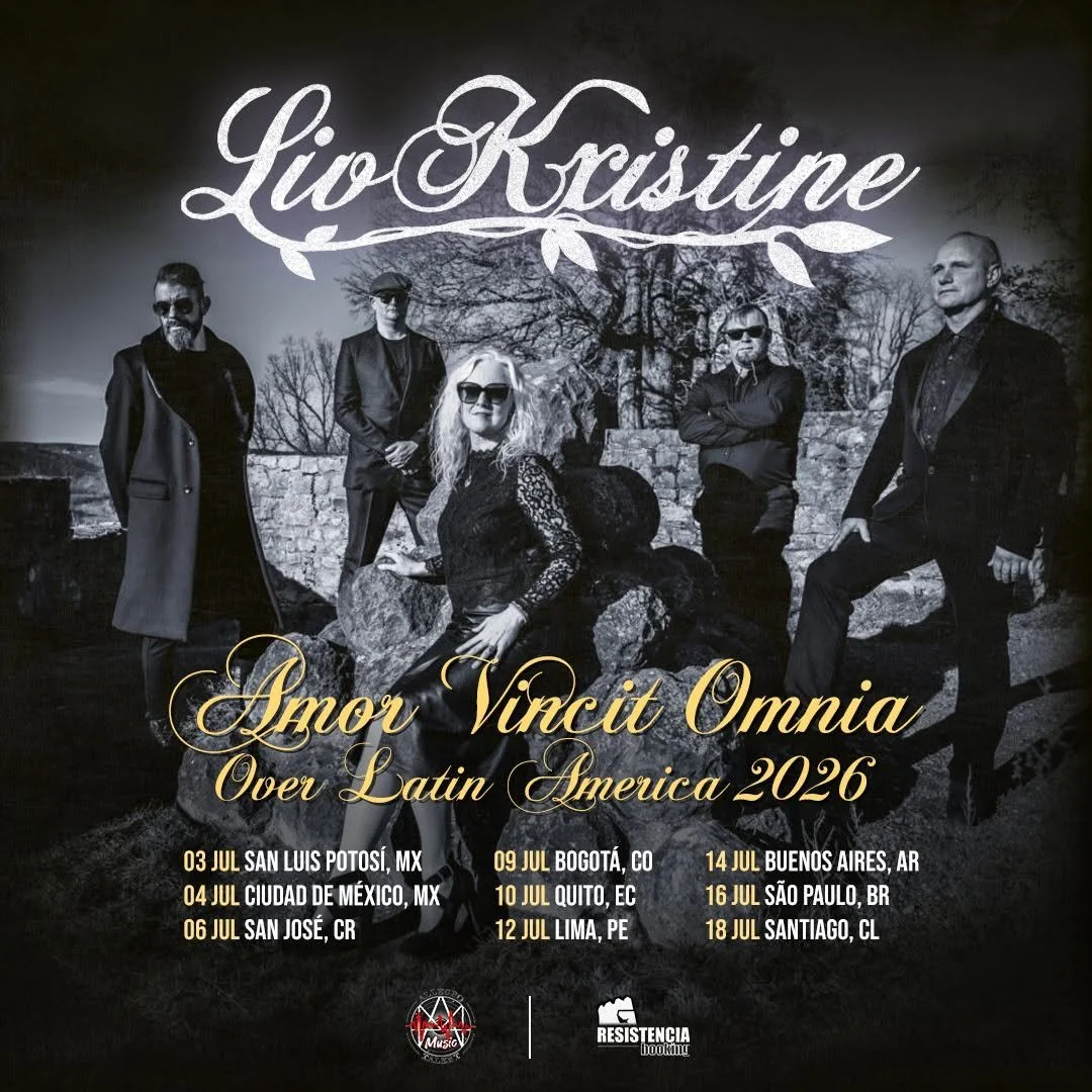 Liv Kristine, voz original de Theatre of Tragedy, llegará a San Luis Potosí este 3 de julio