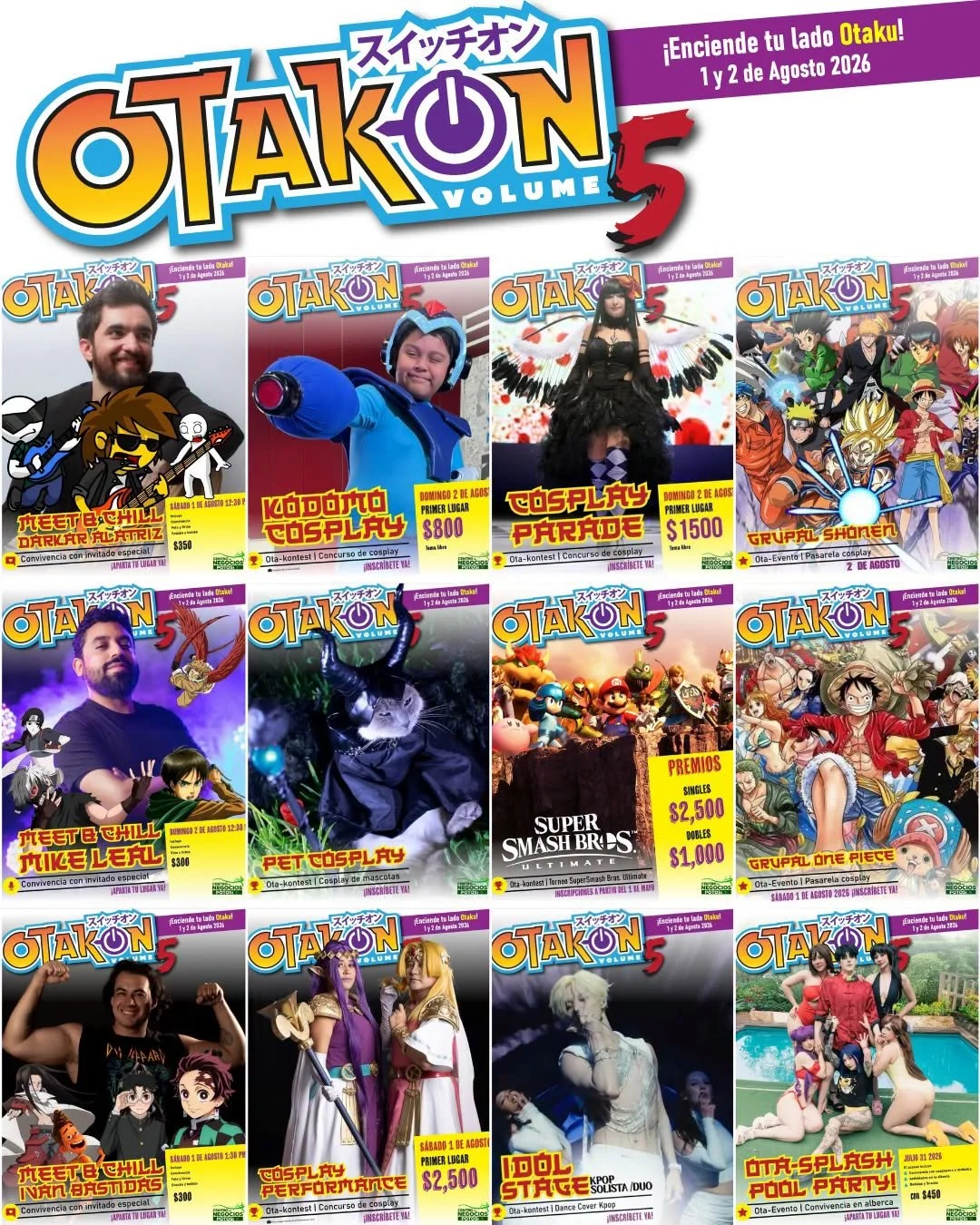 Otakon Volumen 5 llegará a San Luis Potosí este verano