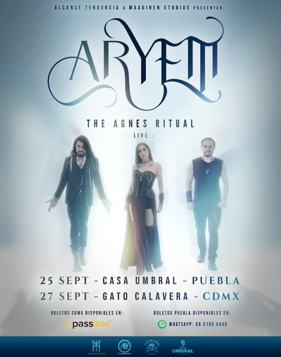 Aryem anuncia presentaciones en Puebla y Ciudad de México para presentar su más reciente álbum
