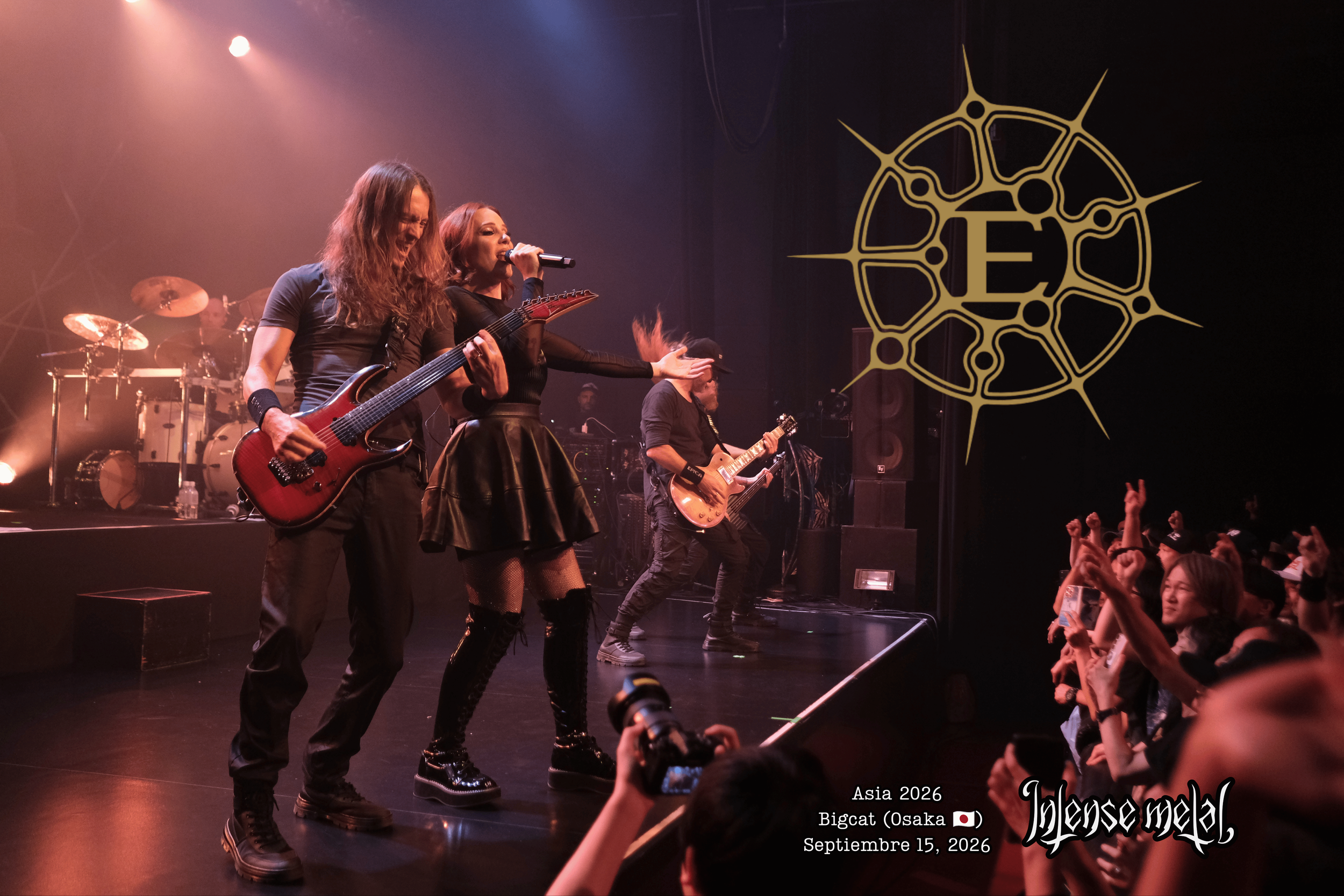 Epica en Osaka | La sinergia sinfónica conquista Japón