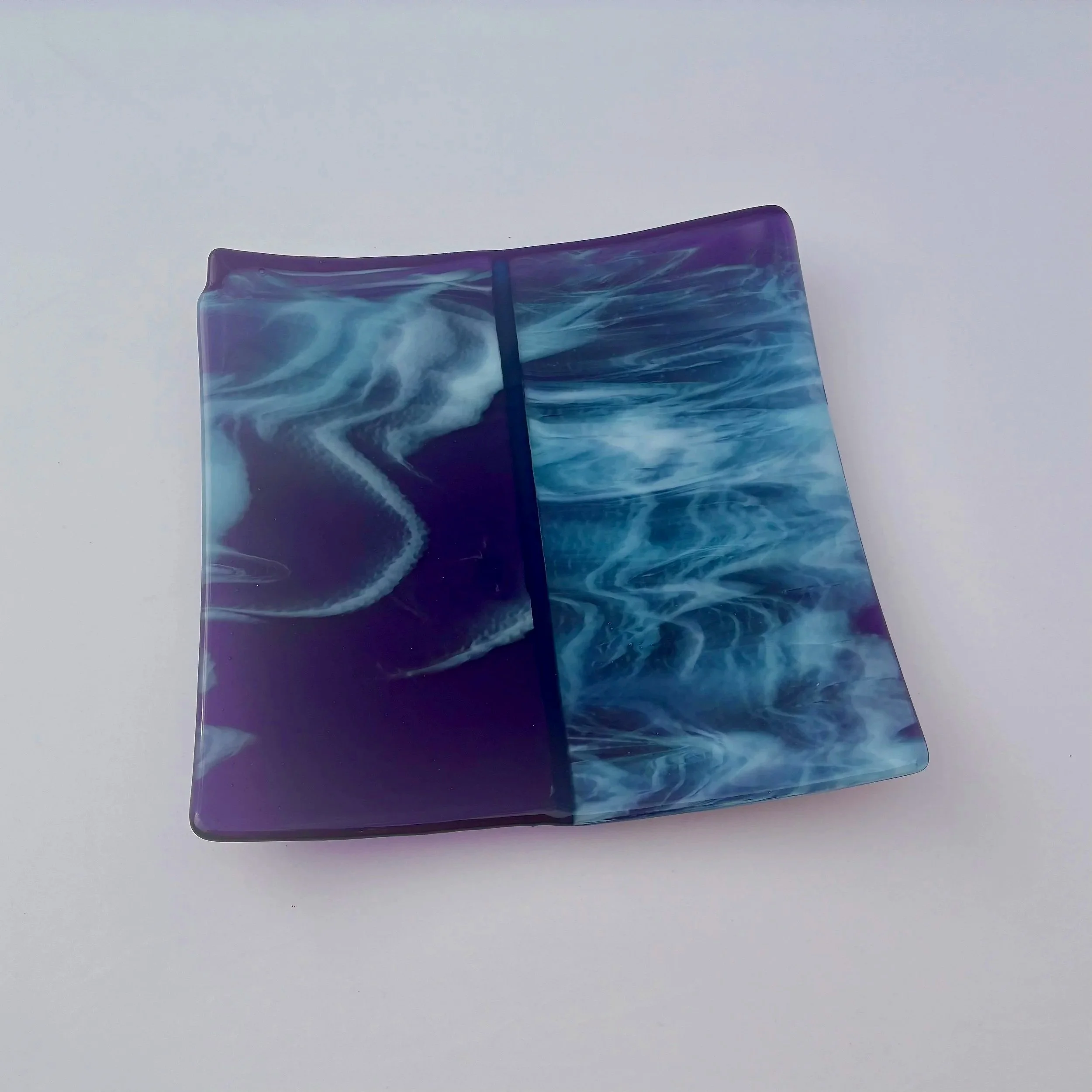 29 - GLASS PLATTER,  10"x 10"  Food Safe
