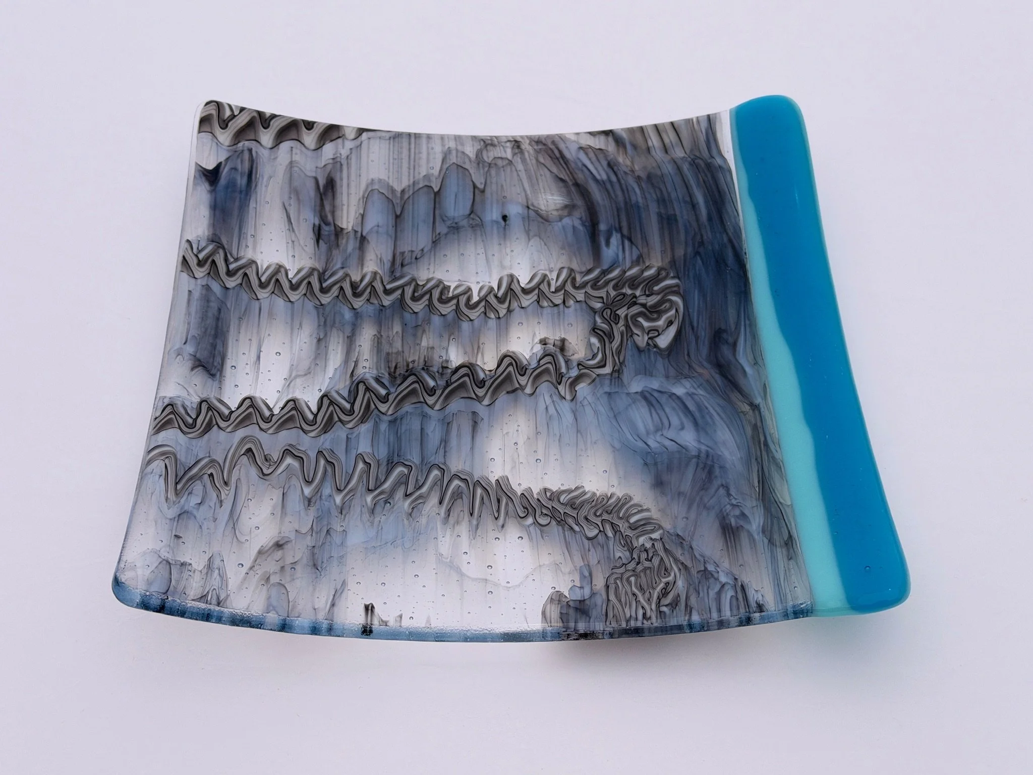 26 - GLASS PLATTER,  12"x 12"  Food Safe