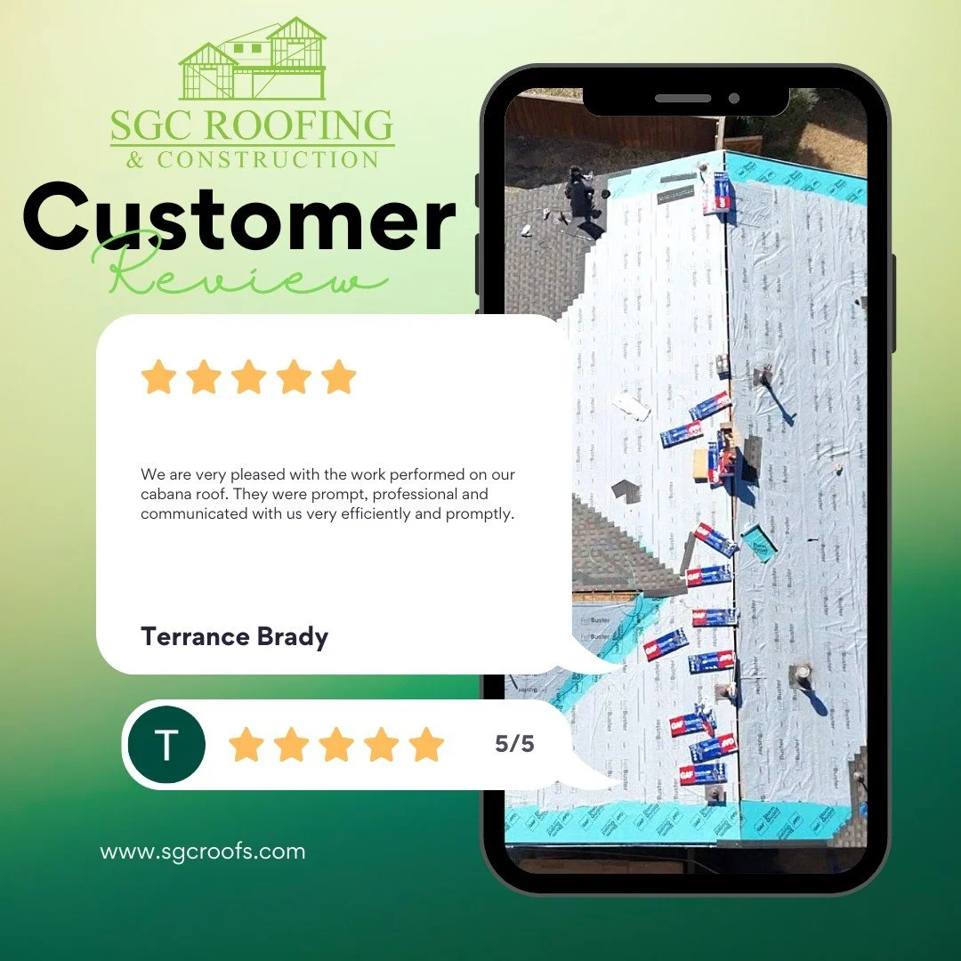 Grateful for amazing homeowners like this!
💚 SGC Roofing is proud to serve the DFW area with dependable roofing and friendly service.
👉 Book your FREE inspection: SGCRoofs.com
#TexasRoofing #SGCRoofing #HailDamage #DFWContractor #RoofExperts #SGCwa