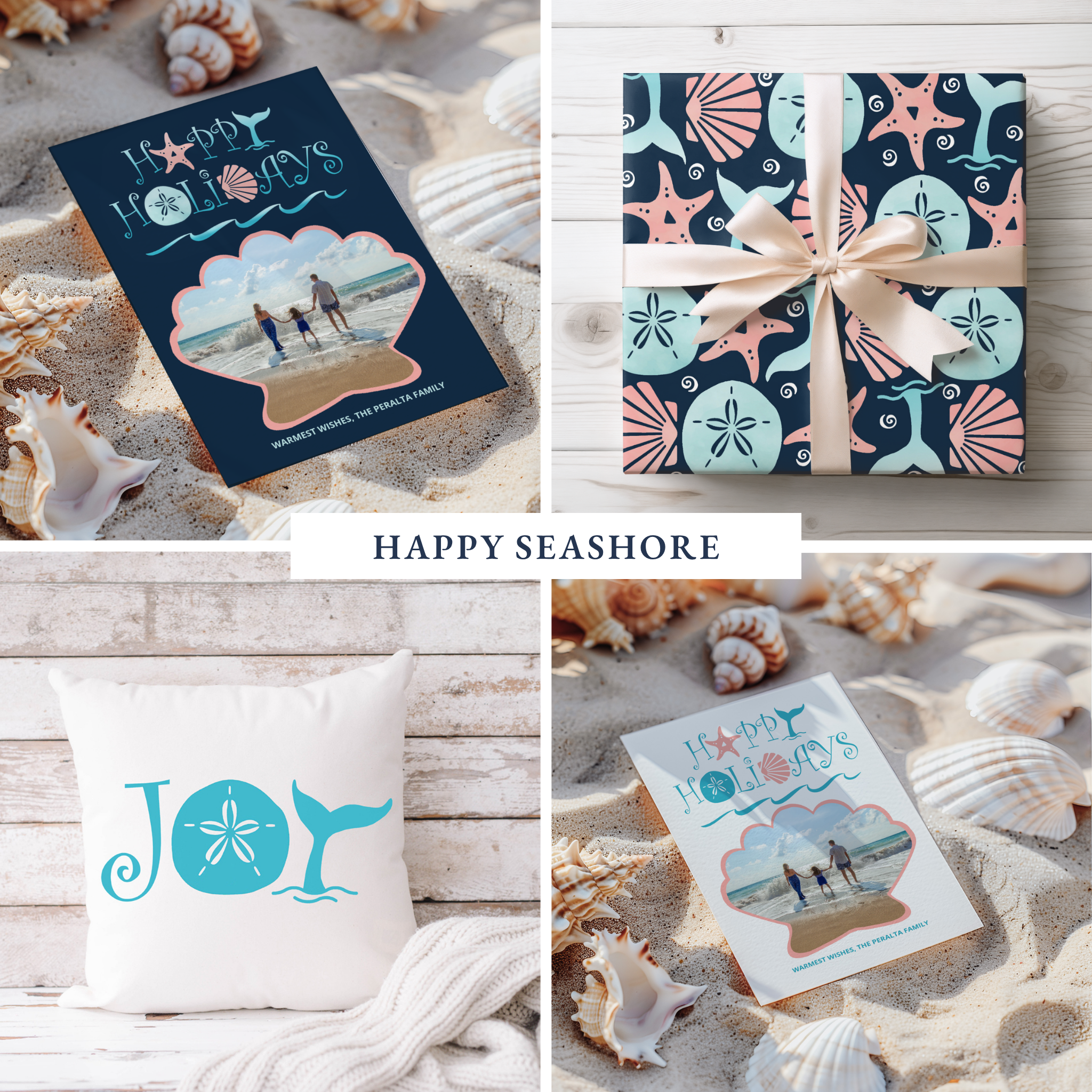 Happy Seashore Coastal Christmas Collection