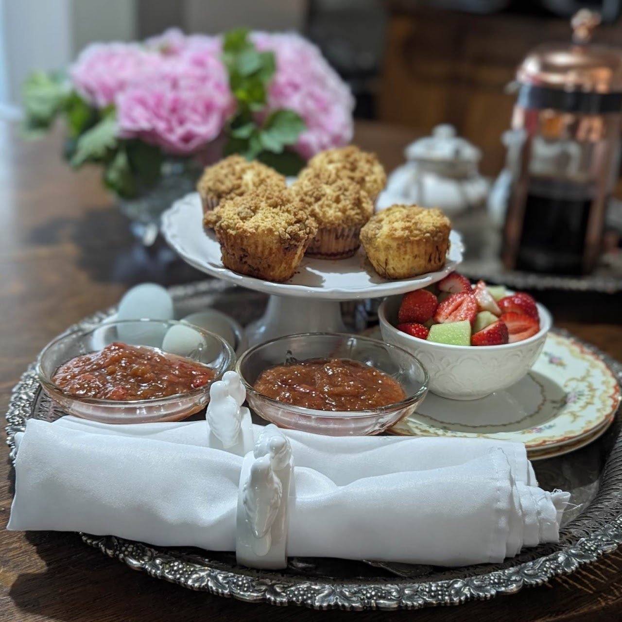 Digory Kirkes muffins and jam.jpg