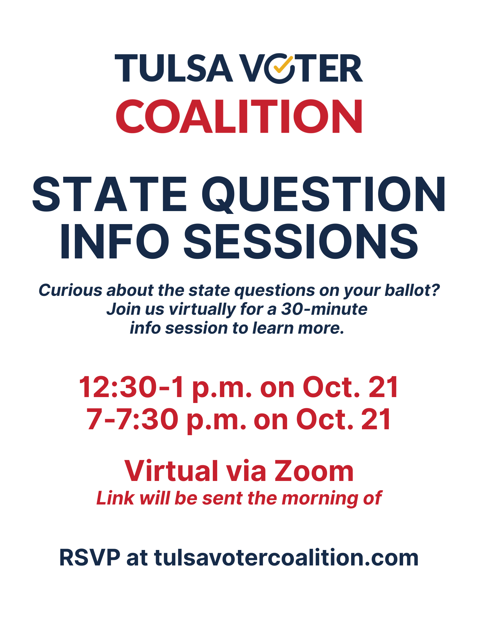 State Question Info Session