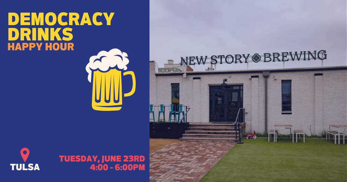 Democracy Drinks Happy Hour
