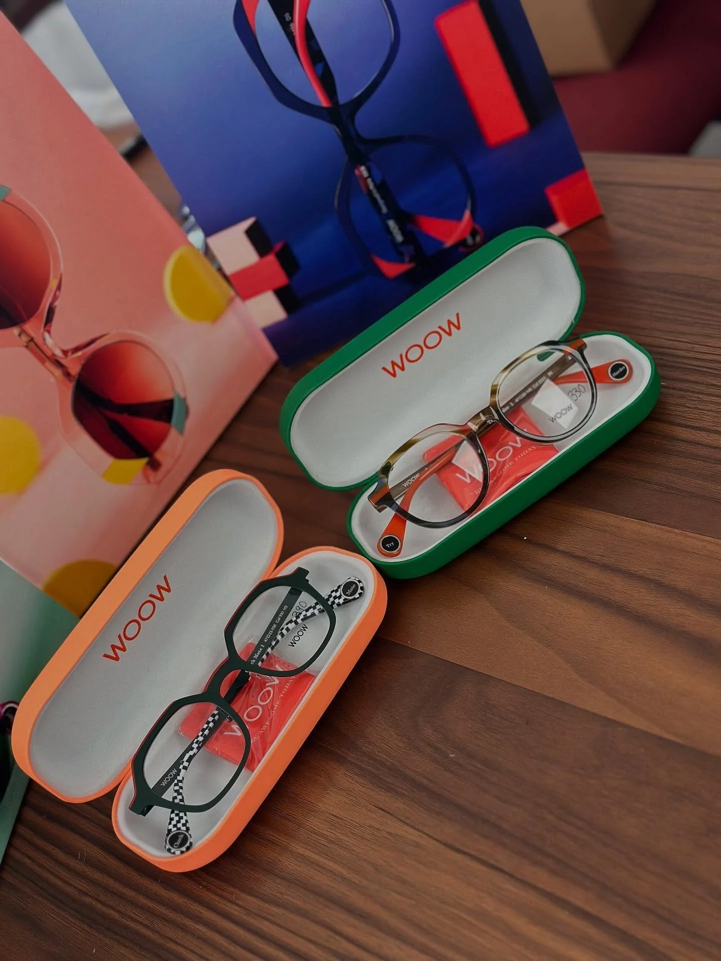 Our NEW Woow frames have arrived!!! 🕶️
We are so excited about the new collection🎲Each frame goes beyond your average eyewear, bringing bold colors💚💜, fun designs🔶, and a punch of personality into each pair🥸. Add one of these new frames to your