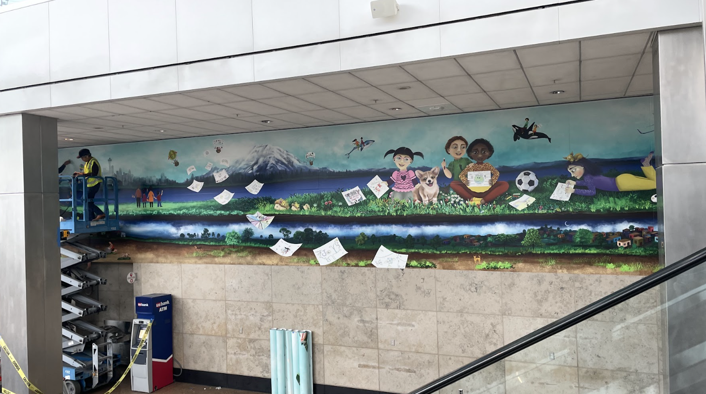 Hope Welcomes Refugees in a New Mural at Sea-Tac Airport