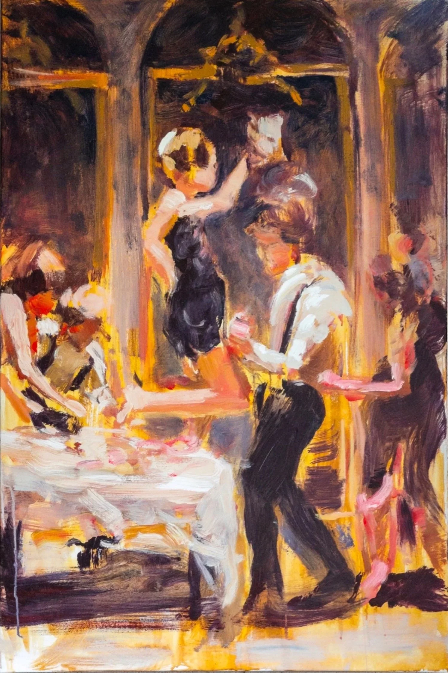 Dirty dance, 120 x 80 cm acrylic on canvas
Fr.2000