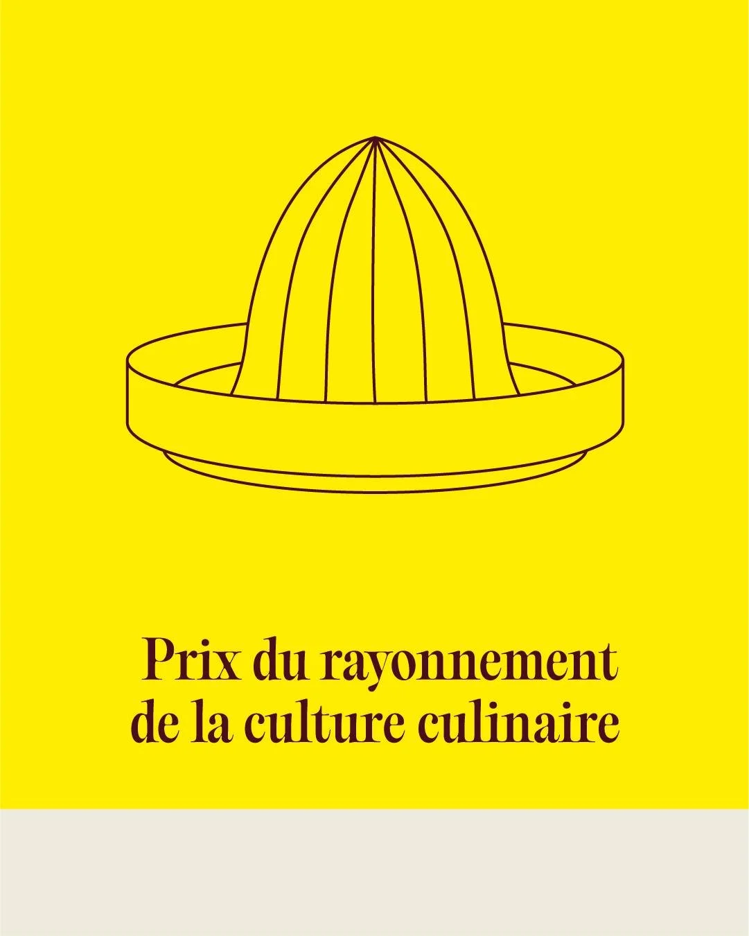 Le d&eacute;compte est commenc&eacute; d'ici le d&eacute;voilement des finalistes 2026. 
Ce prix, que l'on affectionne particuli&egrave;rement - parce que faire rayonner la culture culinaire, c'est important ! - a &eacute;t&eacute; remis l'an dernier