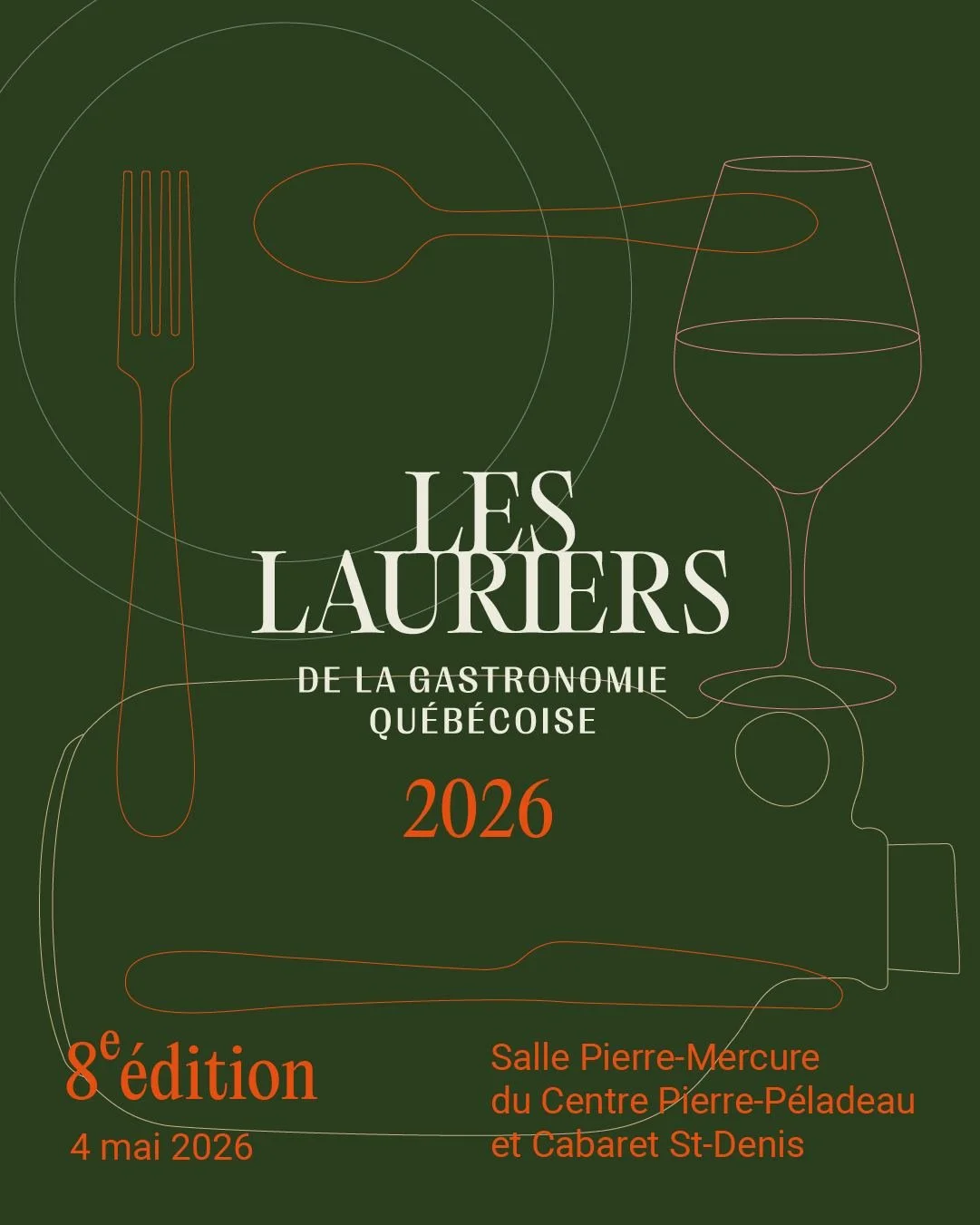 &Agrave; vos agendas!

Le Gala 2026 change de lieu et se tiendra le 4 mai au c&oelig;ur du Quartier latin. Le cocktail de r&eacute;seautage et la remise de prix auront lieu &agrave; la Salle Pierre-Mercure du Centre Pierre-P&eacute;ladeau, tandis que