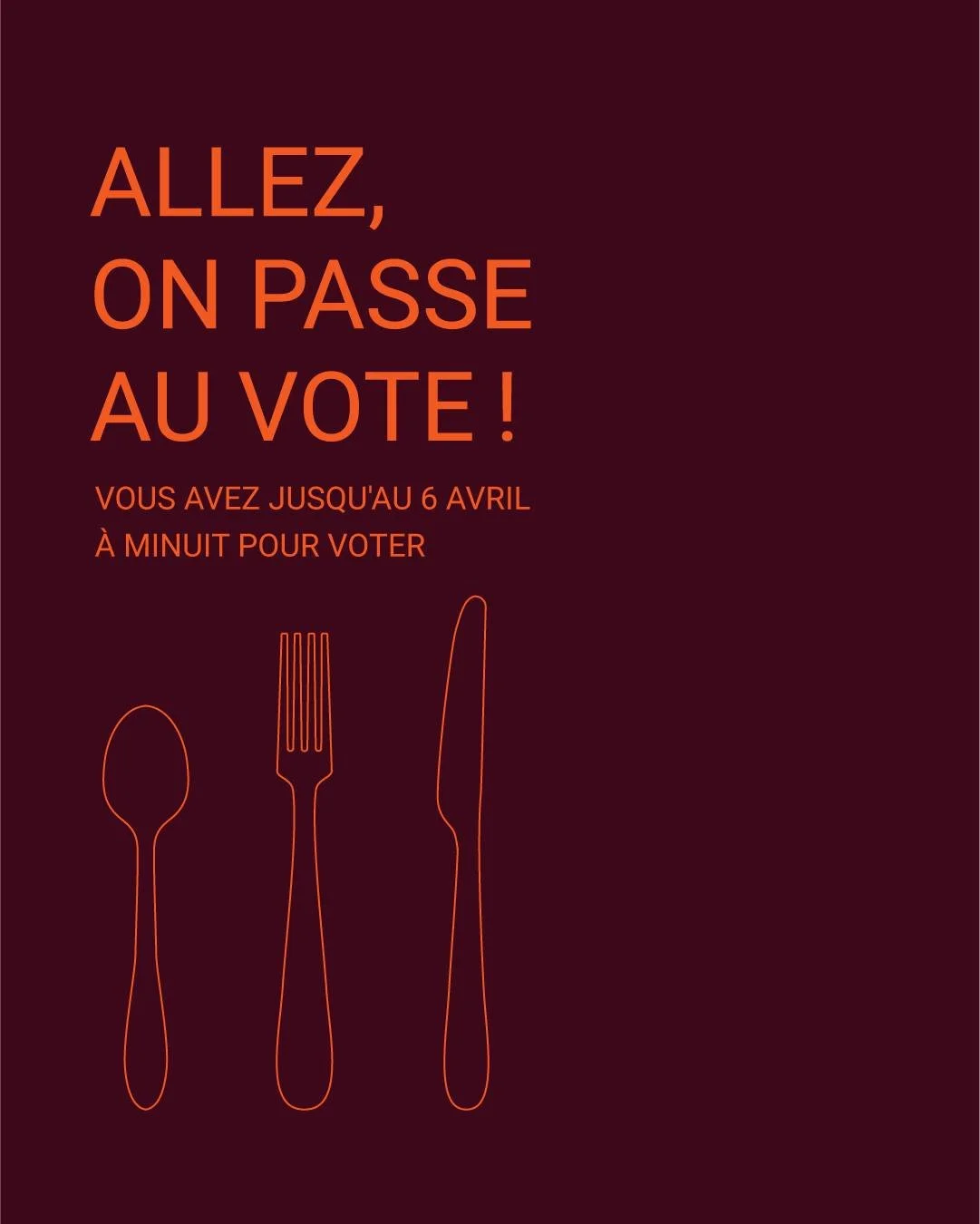 Le vote est ouvert! (mais pas pour toujours) 
Nous aimerions vous rappeler qu'il est d&eacute;sormais possible de voter - jusqu'au 6 avril &agrave; minuit - pour vos finalistes pr&eacute;f&eacute;r&eacute;s dans les 17 cat&eacute;gories de prix. Tout