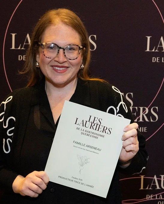 D&eacute;couvrez nos finalistes 2026 dans la cat&eacute;gorie Producteur.trice de l'ann&eacute;e, pr&eacute;sent&eacute;e par L'Union des producteurs agricoles - UPA.

-Famille Arseneau, Alcyon sel de mer , Havre-aux-Maisons
-Alexandre Landry et &Eac