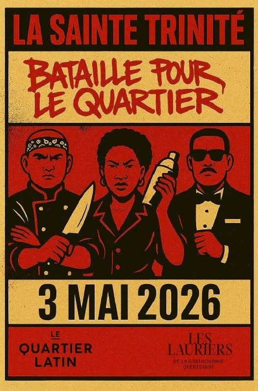 🥂⚠Vous &ecirc;tes invit&eacute;s: Bataille gourmande pour le @quartierdix30 anim&eacute;e par Antonin Mousseau-Rivars le 3 mai d&egrave;s 17h &agrave; @espace_st_denis 

En marge du Gala, ne manquez pas la soir&eacute;e Sainte-Trinit&eacute;. Trois 