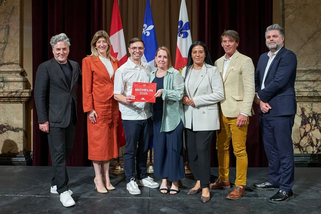 Notre &eacute;quipe &eacute;tait pr&eacute;sente &agrave; la remise des plaques Michelin, qui s&rsquo;est tenue &agrave; l&rsquo;h&ocirc;tel de ville. Merci &agrave; la Ville de Montr&eacute;al pour l&rsquo;invitation.

F&eacute;licitations encore &a