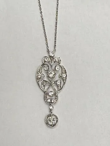 Platinum Diamond Pendant (B914)