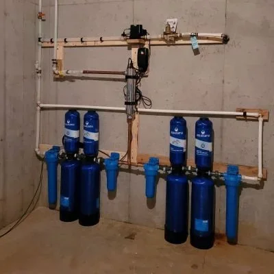 Rx Plumbing finished this full-home water filtration system installation in Johns Creek, GA.