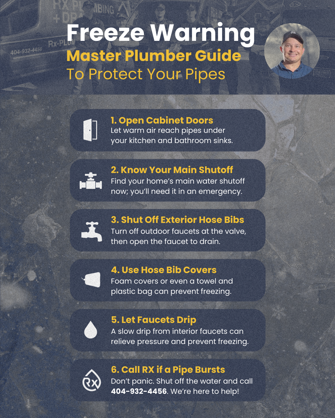 How to Prevent Frozen Pipes in Georgia