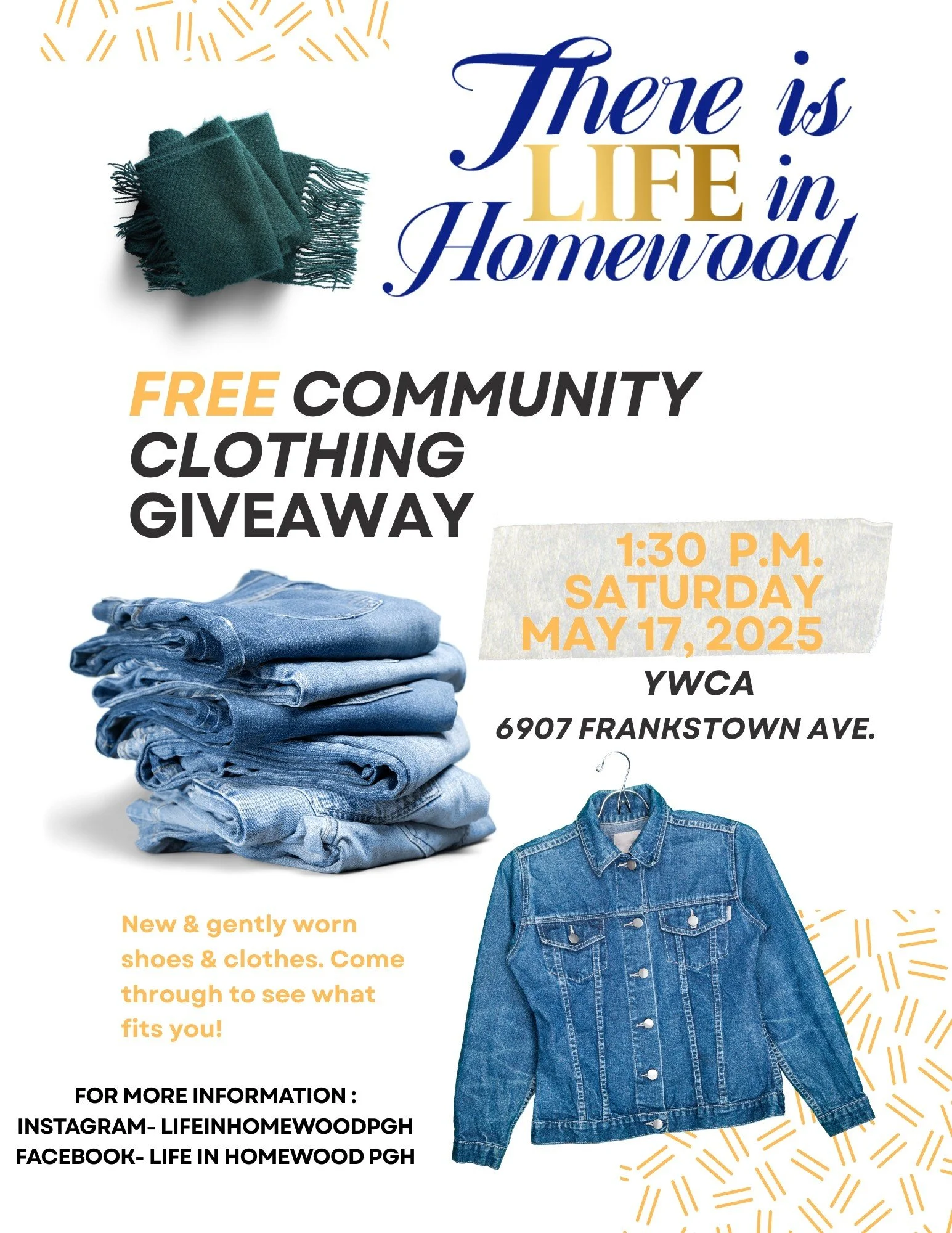 Free Community Clothing Giveaway