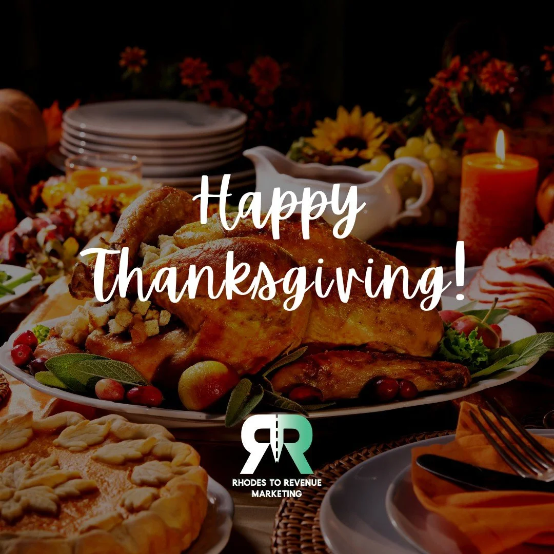 🦃🍂 Happy Thanksgiving from Rhodes to Revenue Marketing! 🍂🦃

This season, we&rsquo;re grateful for the incredible clients, partners, and creative opportunities that allow us to do what we love every day. Tell stories, build brands, and drive real 