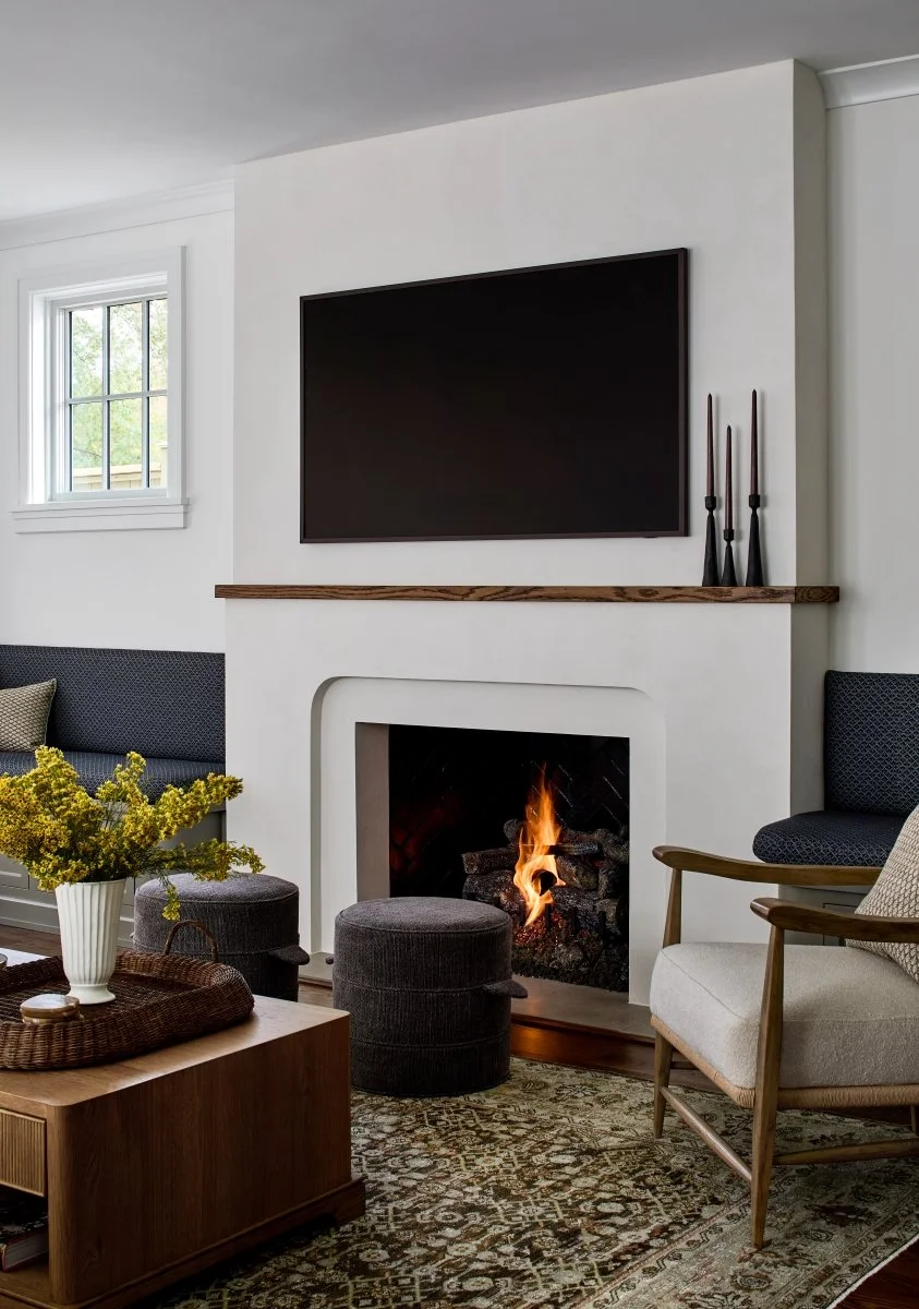 Fireplace with modern design