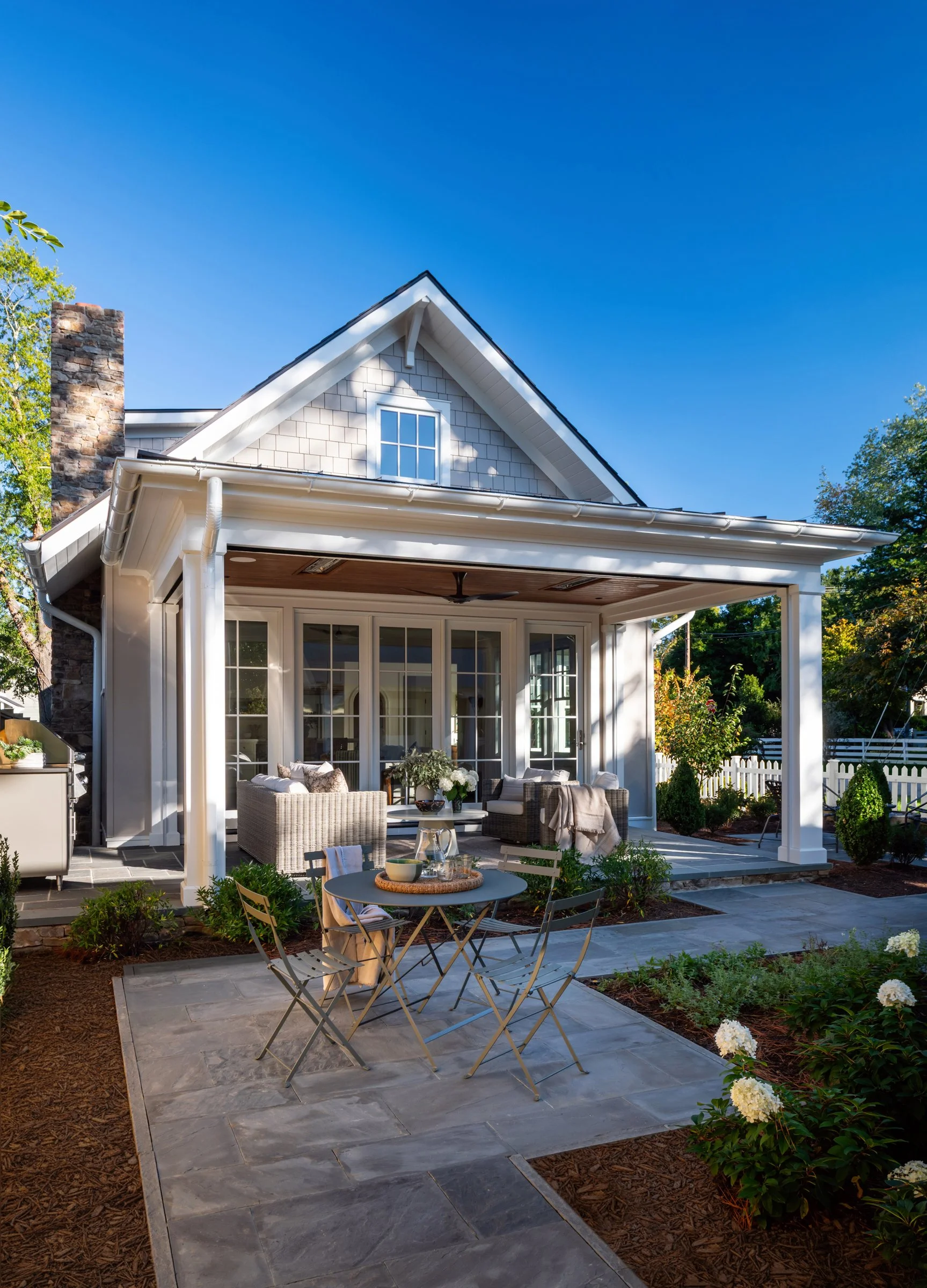 Porch and outdoor living space