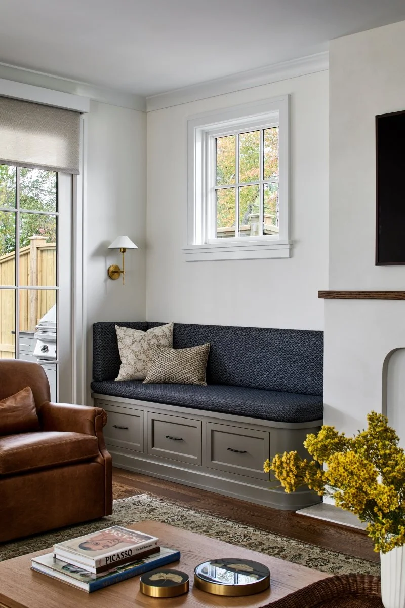 Built-in seating nook