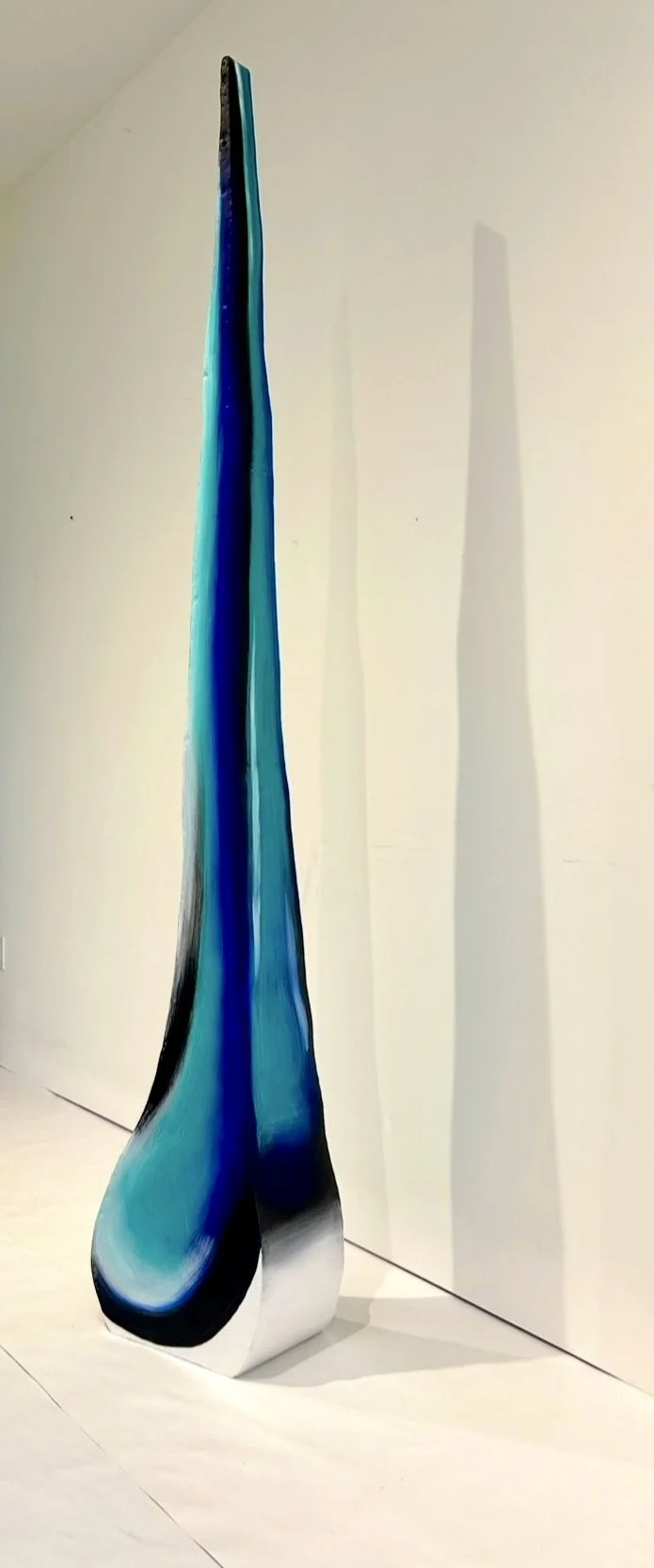 So Long, acrylic, aluminum, wood, 96"x16"x11", 1999
