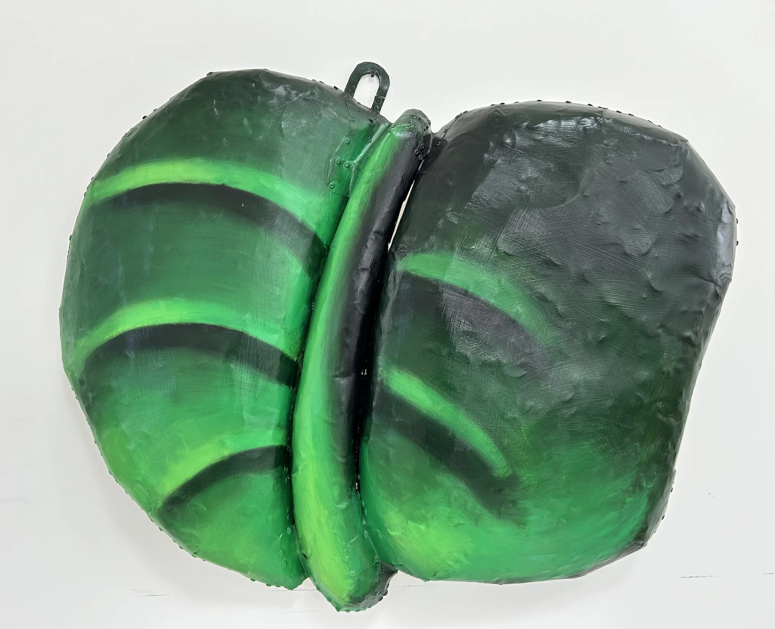 Leaf (big), acrylic, aluminum, 24"x28"x4", 1998