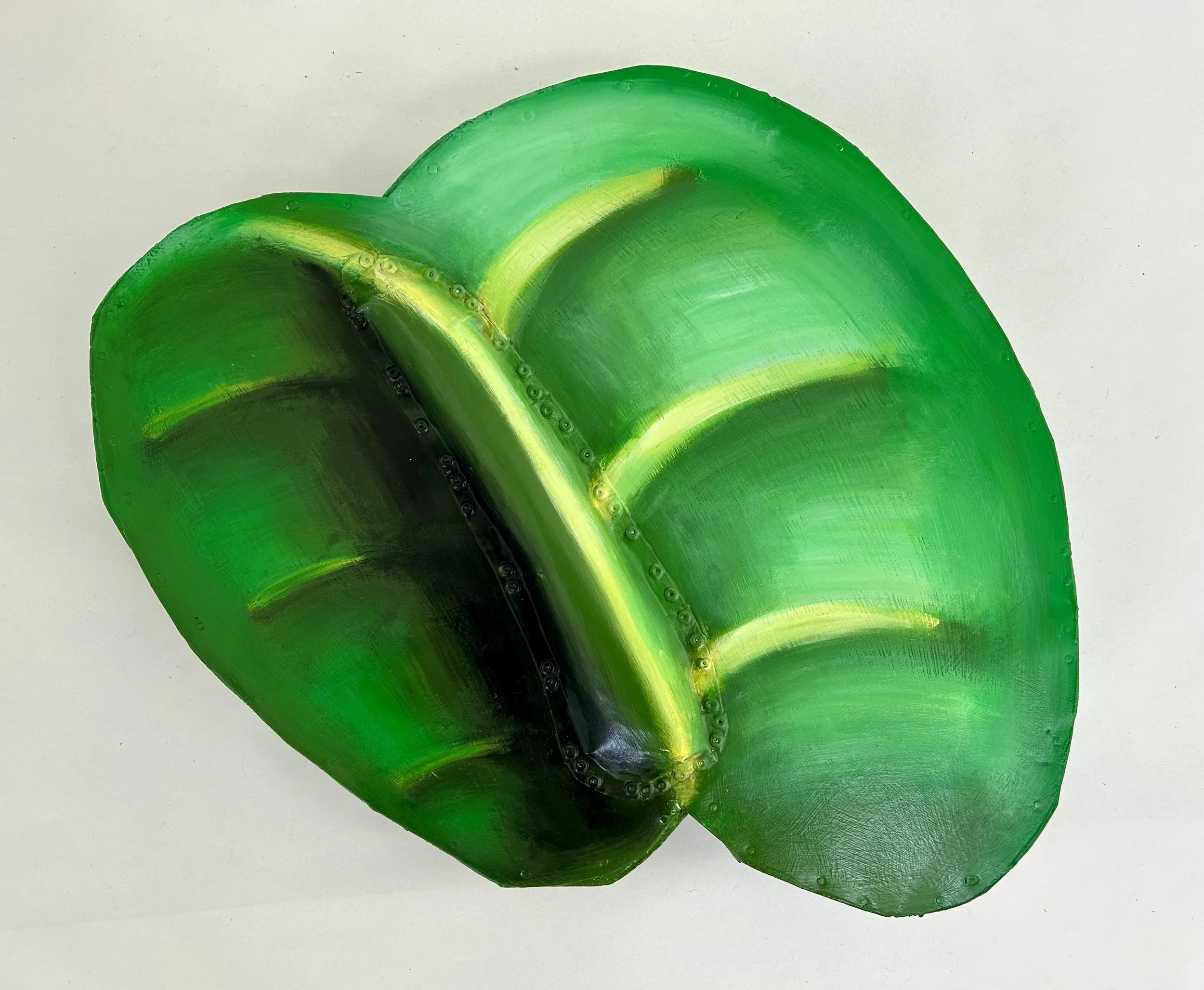 Leaf (small), 20"x 20"x 3", acrylic, wood, aluminum, 1998