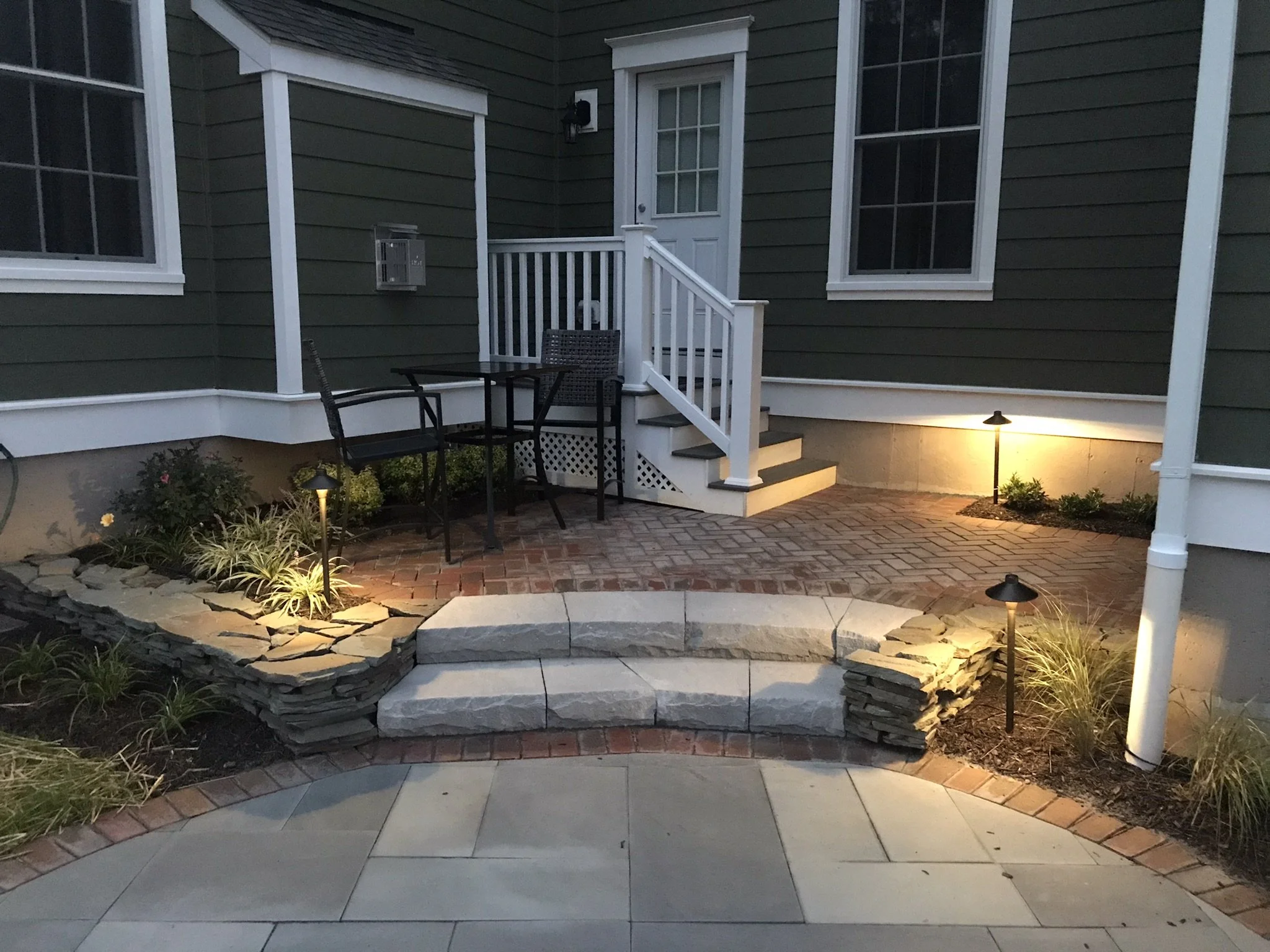 Customer after top patio Holland stone.JPEG