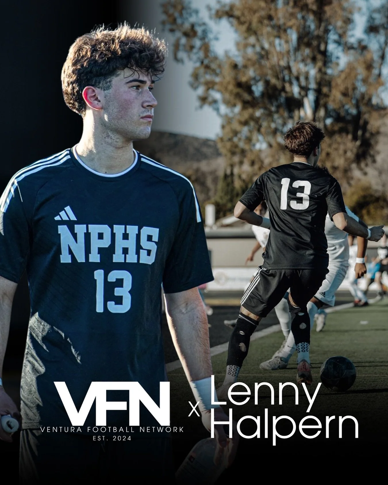 🚨 PLAYER ANNOUNCEMENT 🚨

Introducing Lenny Halpern, a dynamic winger and outside back whose pace, work rate, and vision stood out at our most recent VFN Showcase, where he proudly repped the VFN Squad.

Lenny is set to continue his journey at Santa