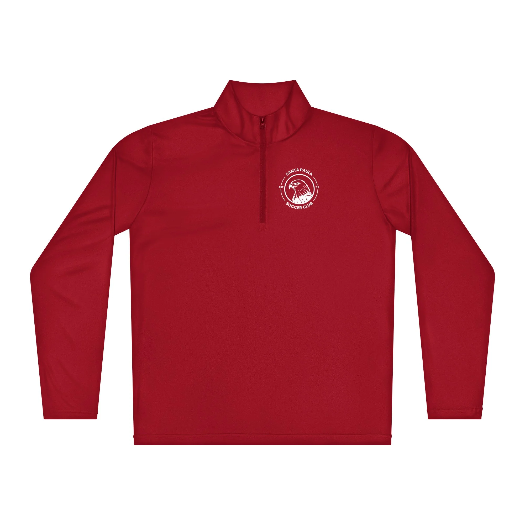 unisex-quarter-zip-pullover-true-red-front-68a3cbf1183e5.jpg