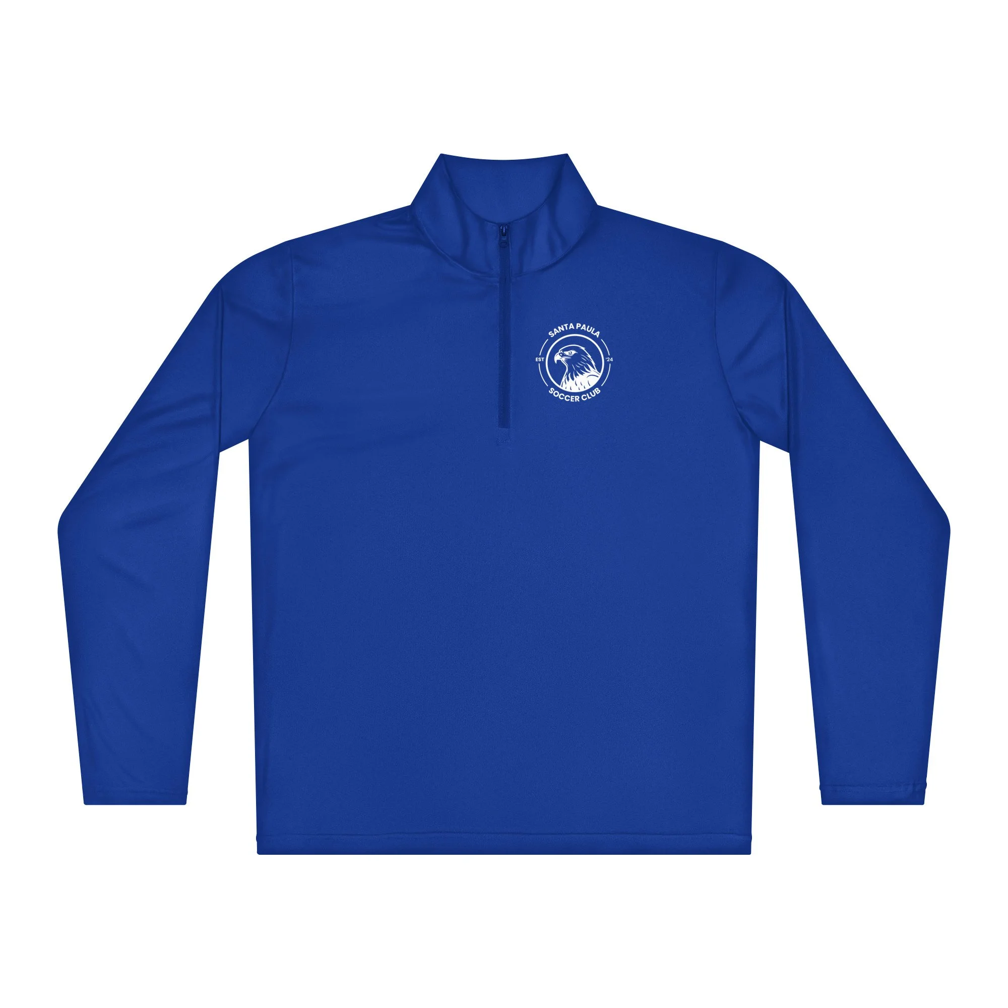 unisex-quarter-zip-pullover-true-royal-front-68a3cbf1184bc.jpg