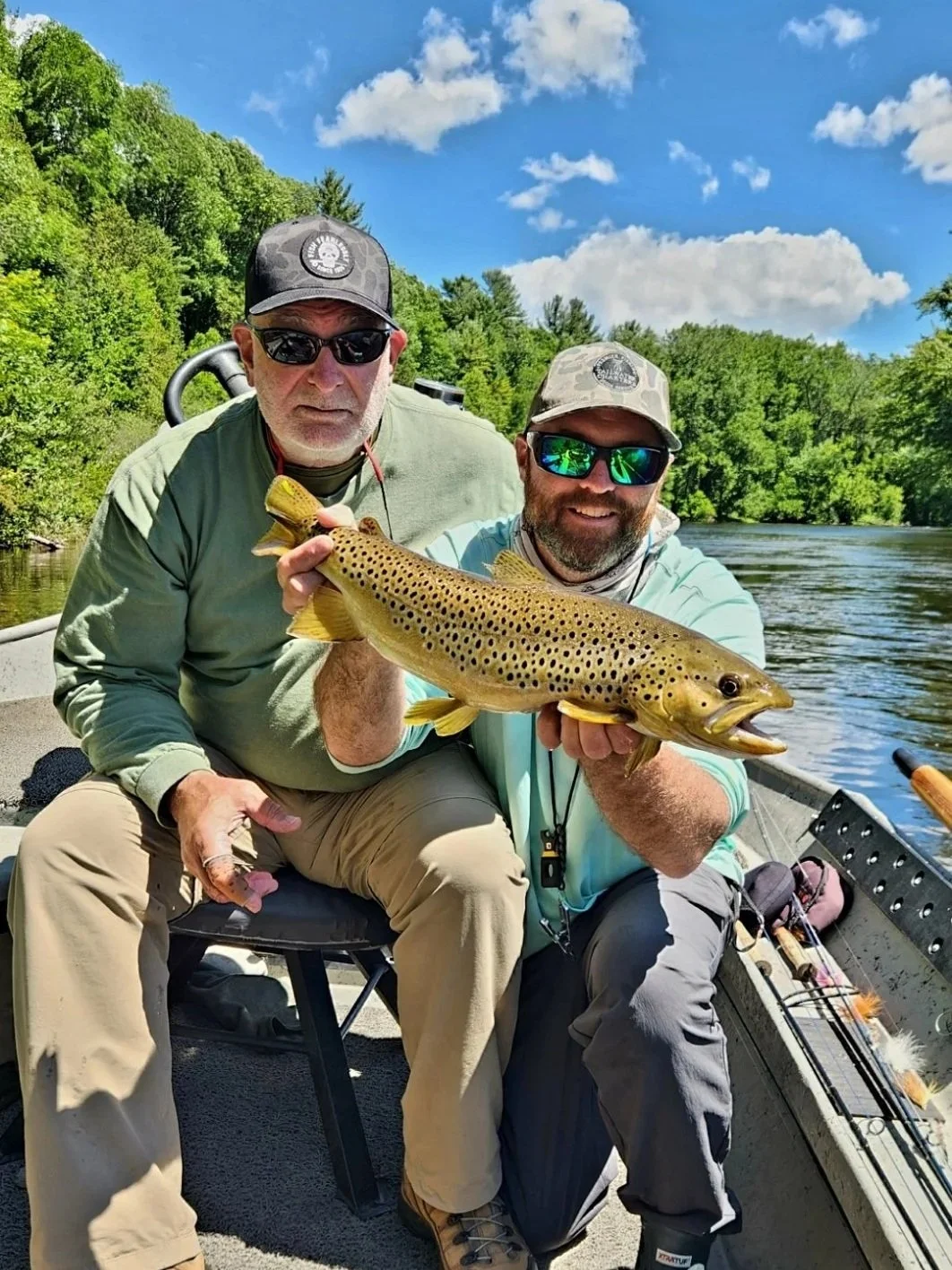 muskegon river brown trout. fly fishing brown trout michigan. tailwater charters. newaygo michigan. tailwater charters.