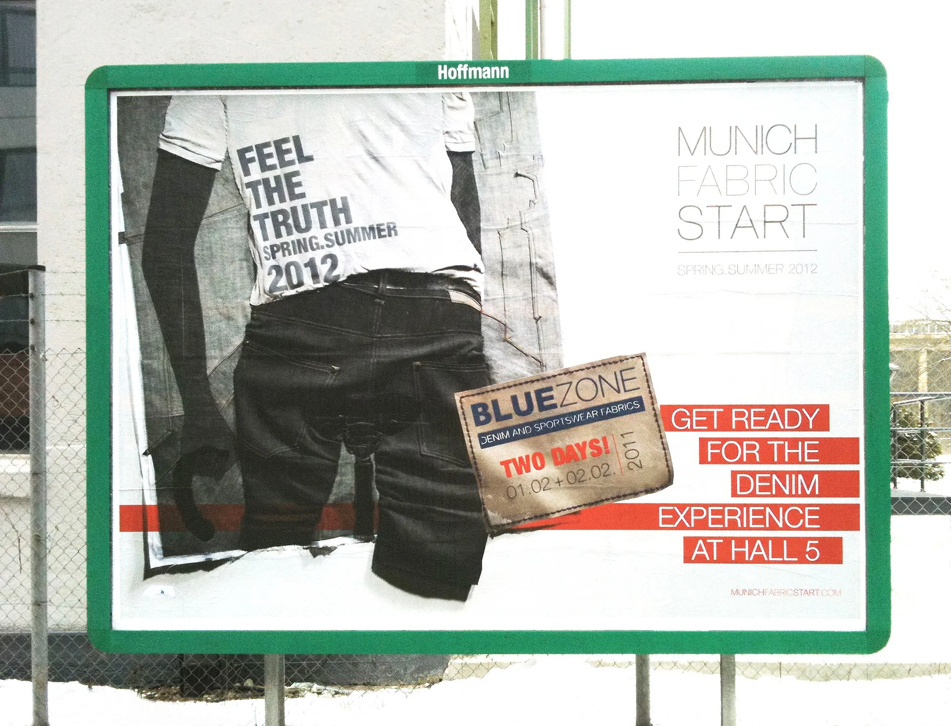 Advertising design for Munichfabricstart by Nora Gres