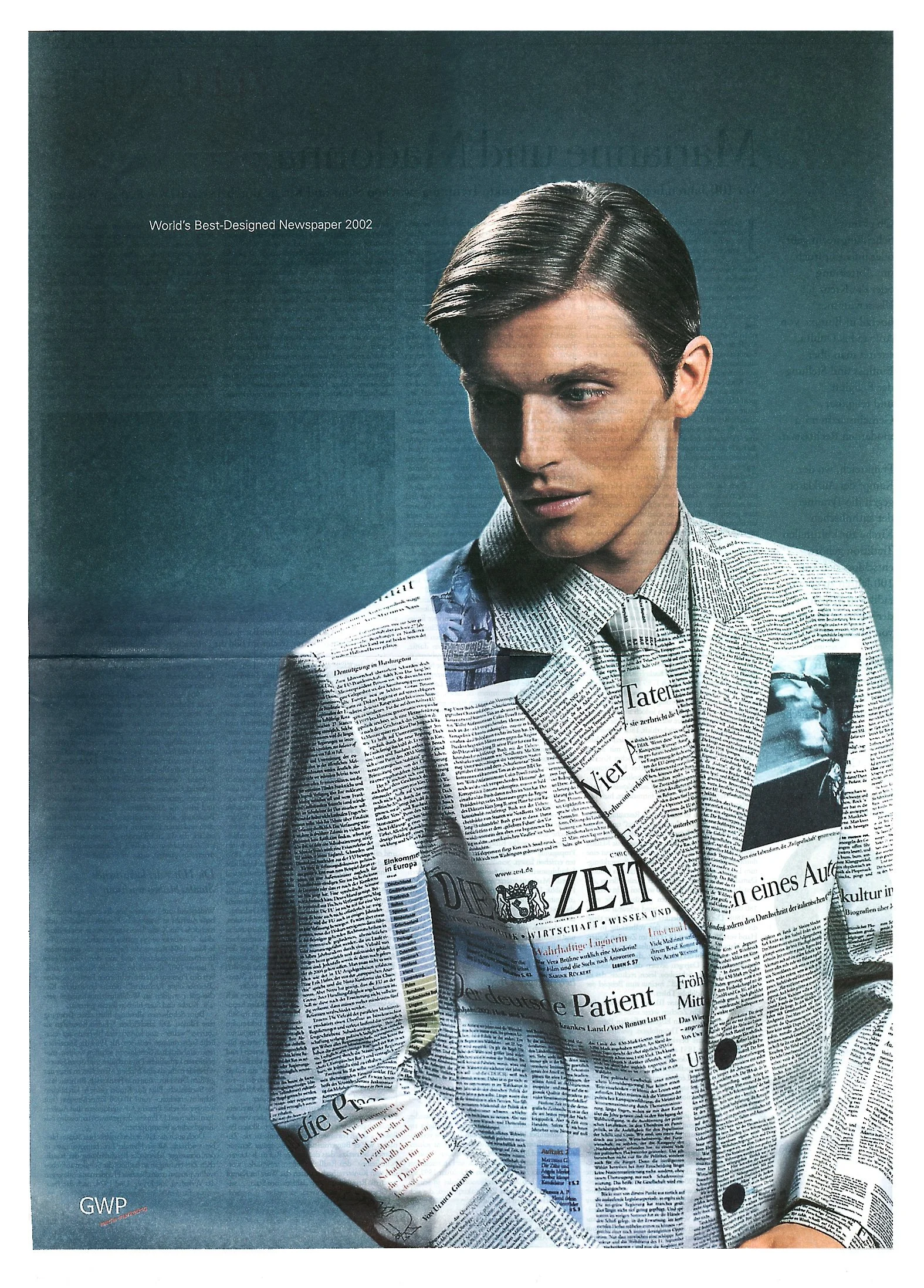 Advertising design for DIE ZEIT by Nora Gres