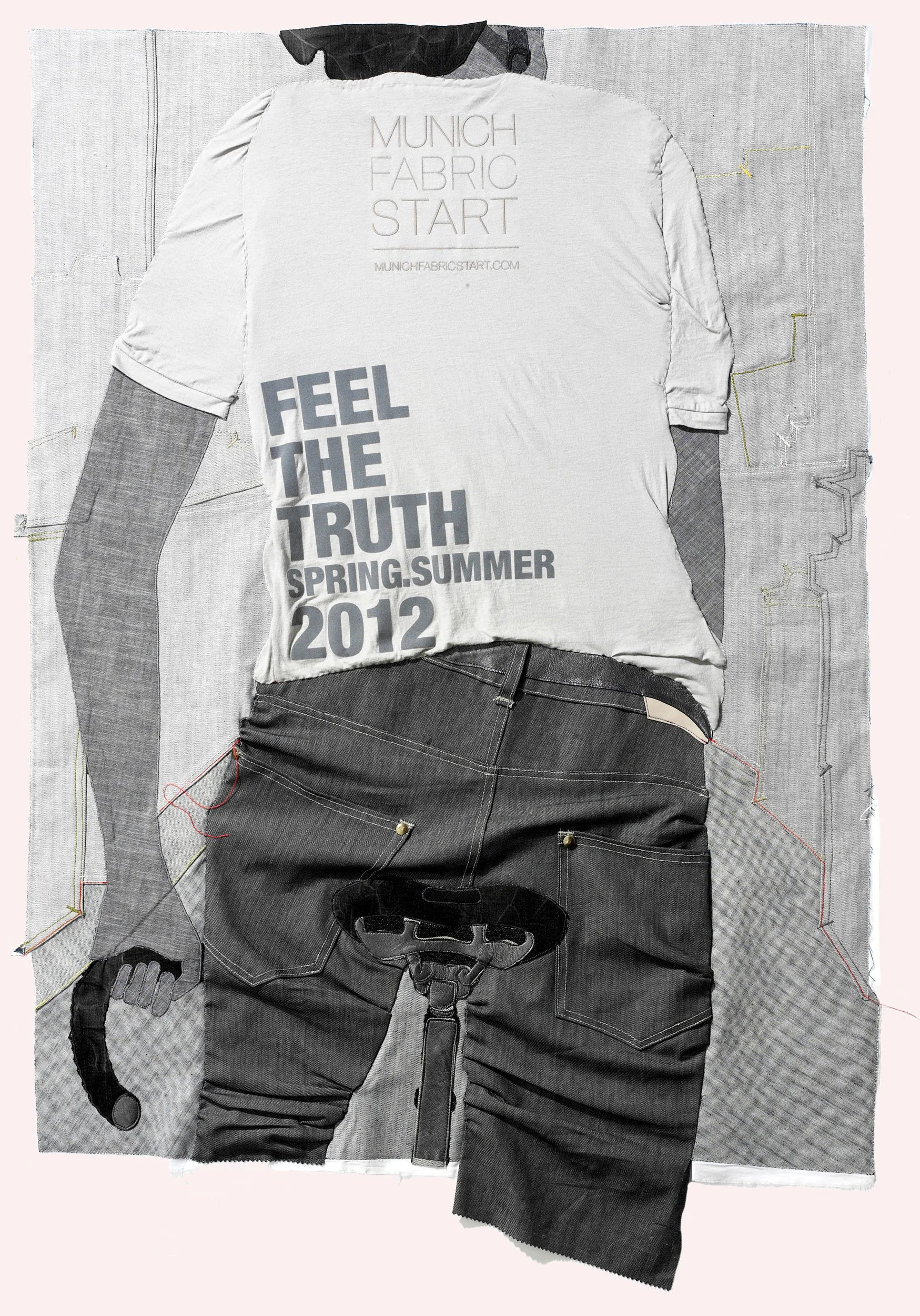 Key visual for textile fair by Nora Gres