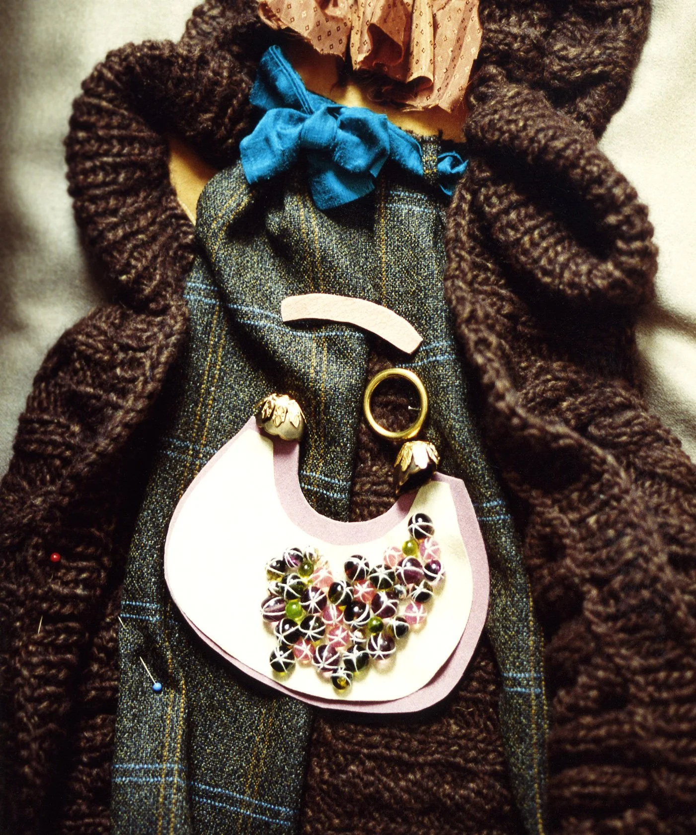 Textile fashion illustration by Nora Gres
