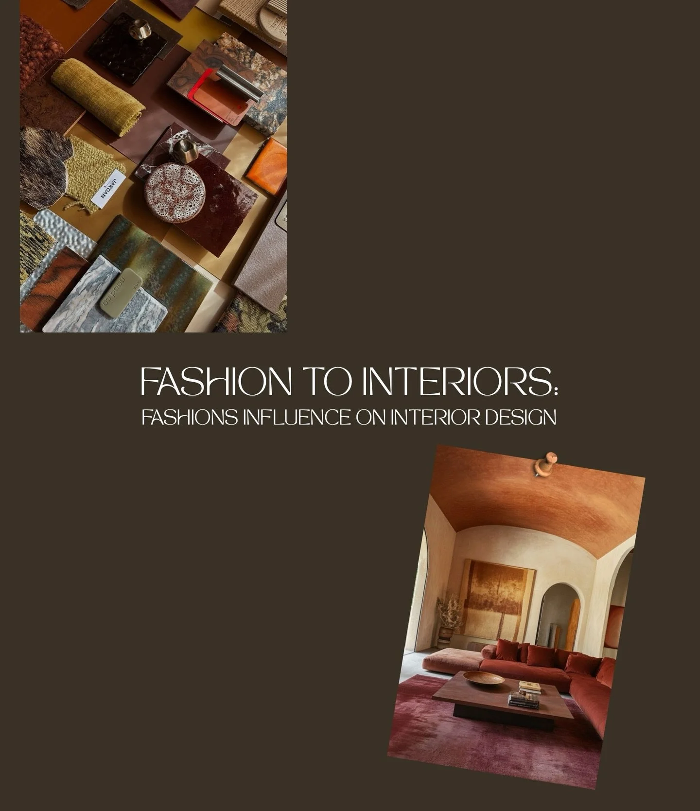 FROM RUNWAY TO INTERIORS With NYFW on my mind, it got me thinking &hellip; before we ever sit in a room, we wear it. Fashion experiments in public. Interiors absorb in private. 

The signals from last season are influencing interiors today, suddenly 