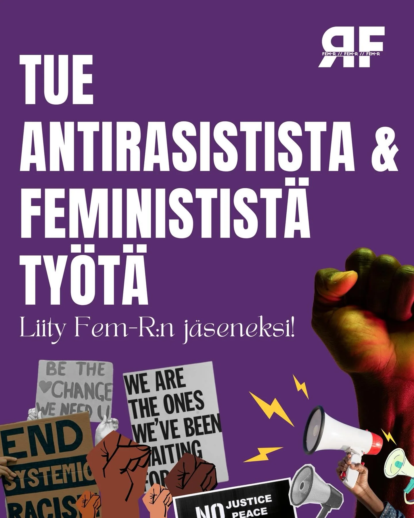 Tue antirasistista ja feministist&auml; ty&ouml;t&auml; liittym&auml;ll&auml; Fem-R:n j&auml;seneksi! My&ouml;s yhteis&ouml;t, yhdistykset ja yhti&ouml;t voivat liitty&auml; Fem-R:n kannattajaj&auml;seneksi! ✍🏽

Fem-R saa merkitt&auml;v&auml;n osan 