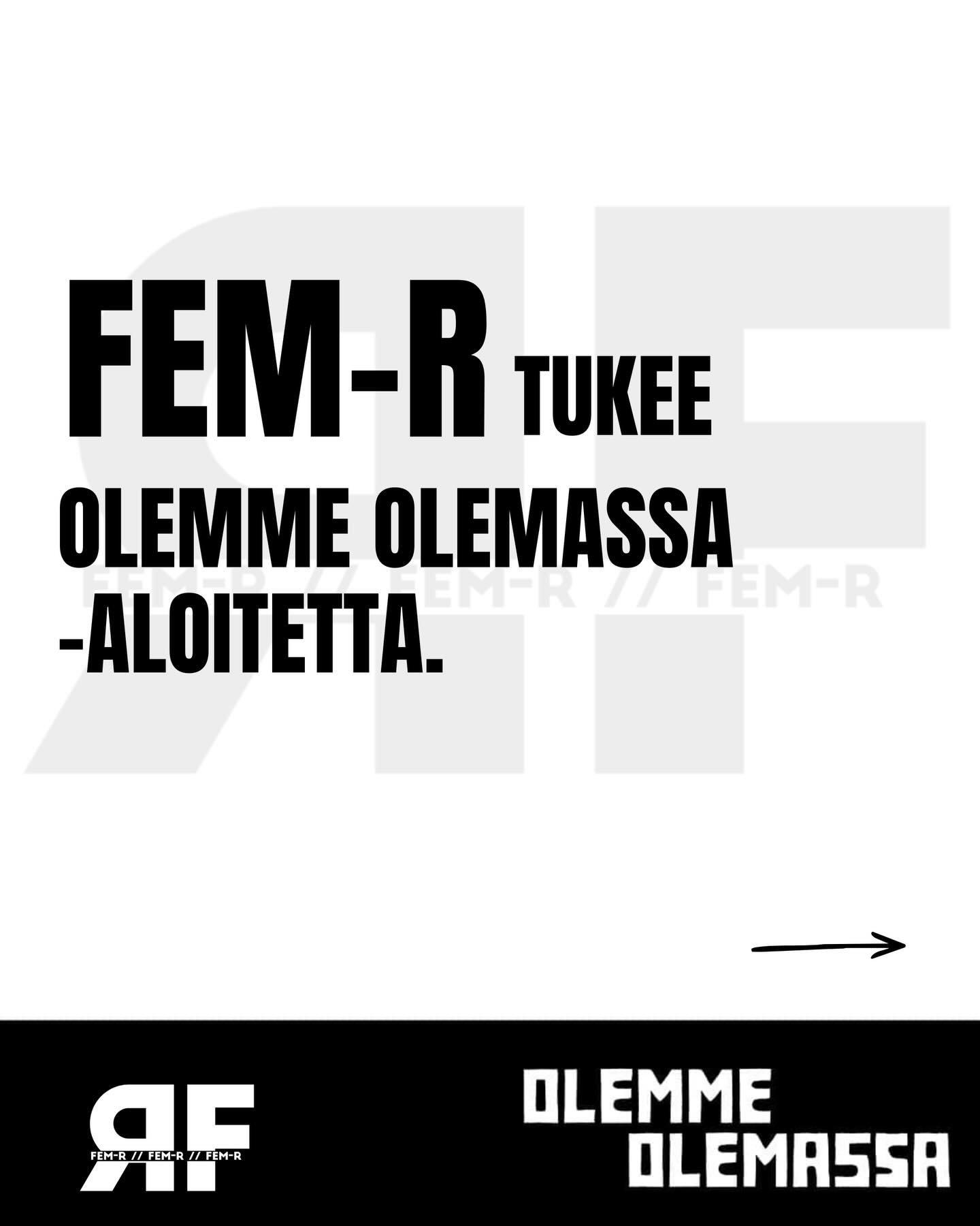 Fem-R feministisen&auml; j&auml;rjest&ouml;n&auml; on perustanut toimintansa aina yhdenvertaisuuden tavoittelulle Suomessa. Intersektiot riste&auml;v&auml;t tietysti my&ouml;s sukupuolessa, joka on kolonialismin my&ouml;t&auml; supistunut bin&auml;&a