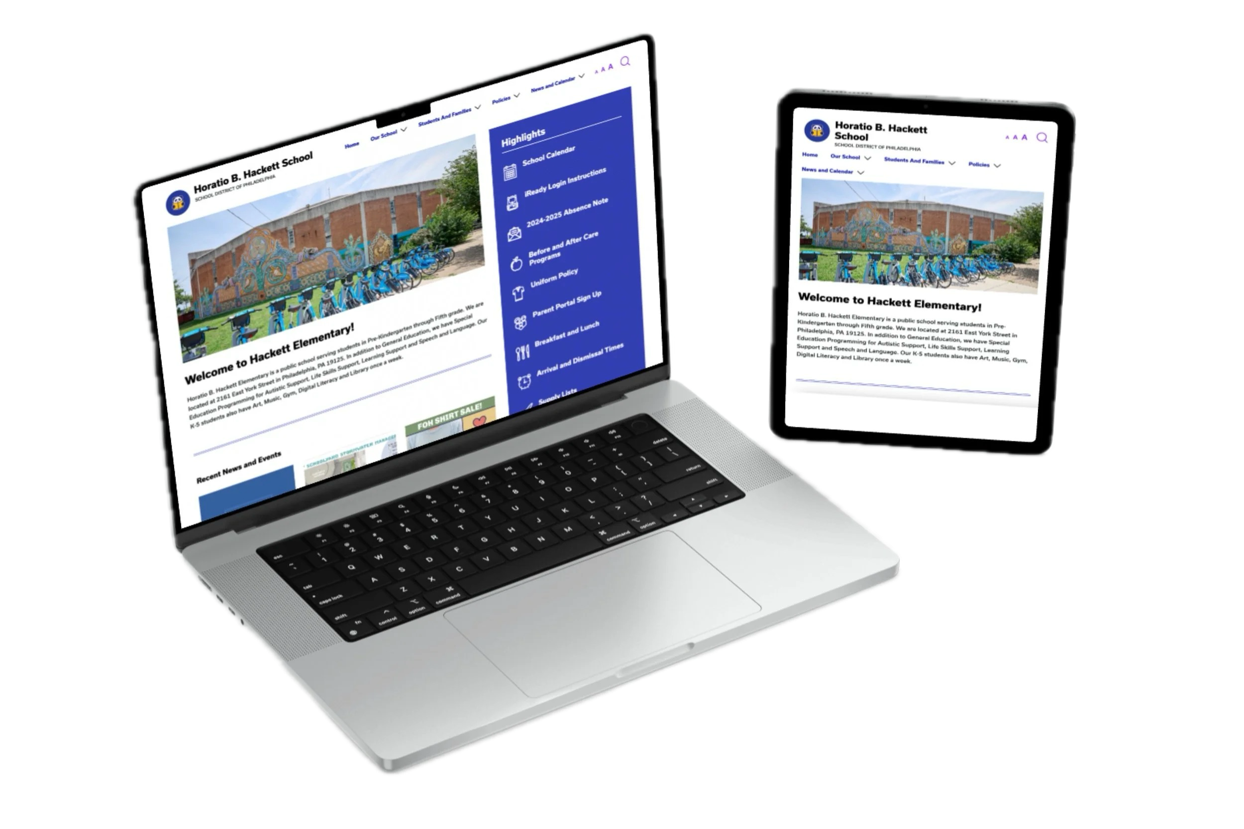 Horatio B. Hackett School Website