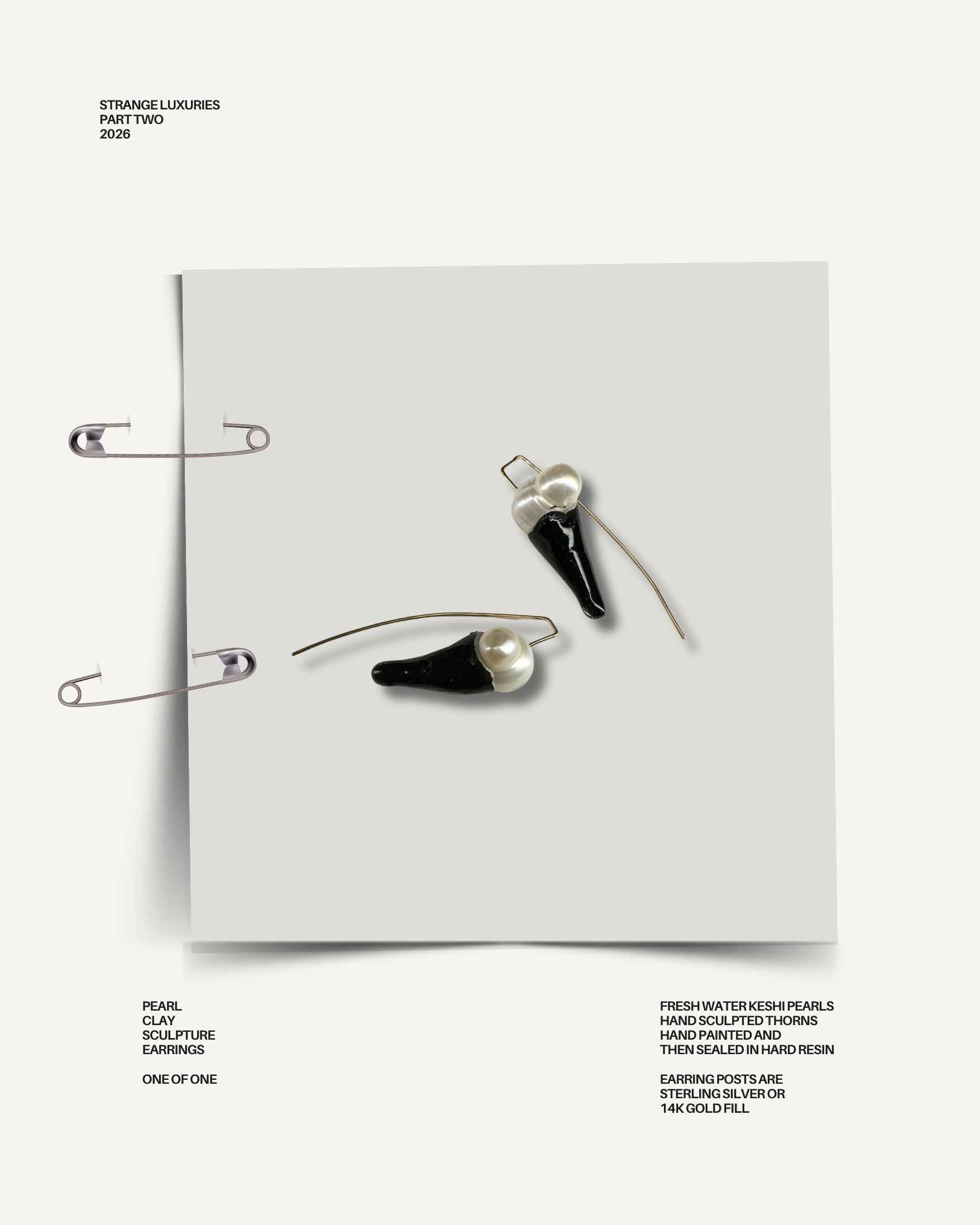 Pearl & Thorns Earrings 2.3