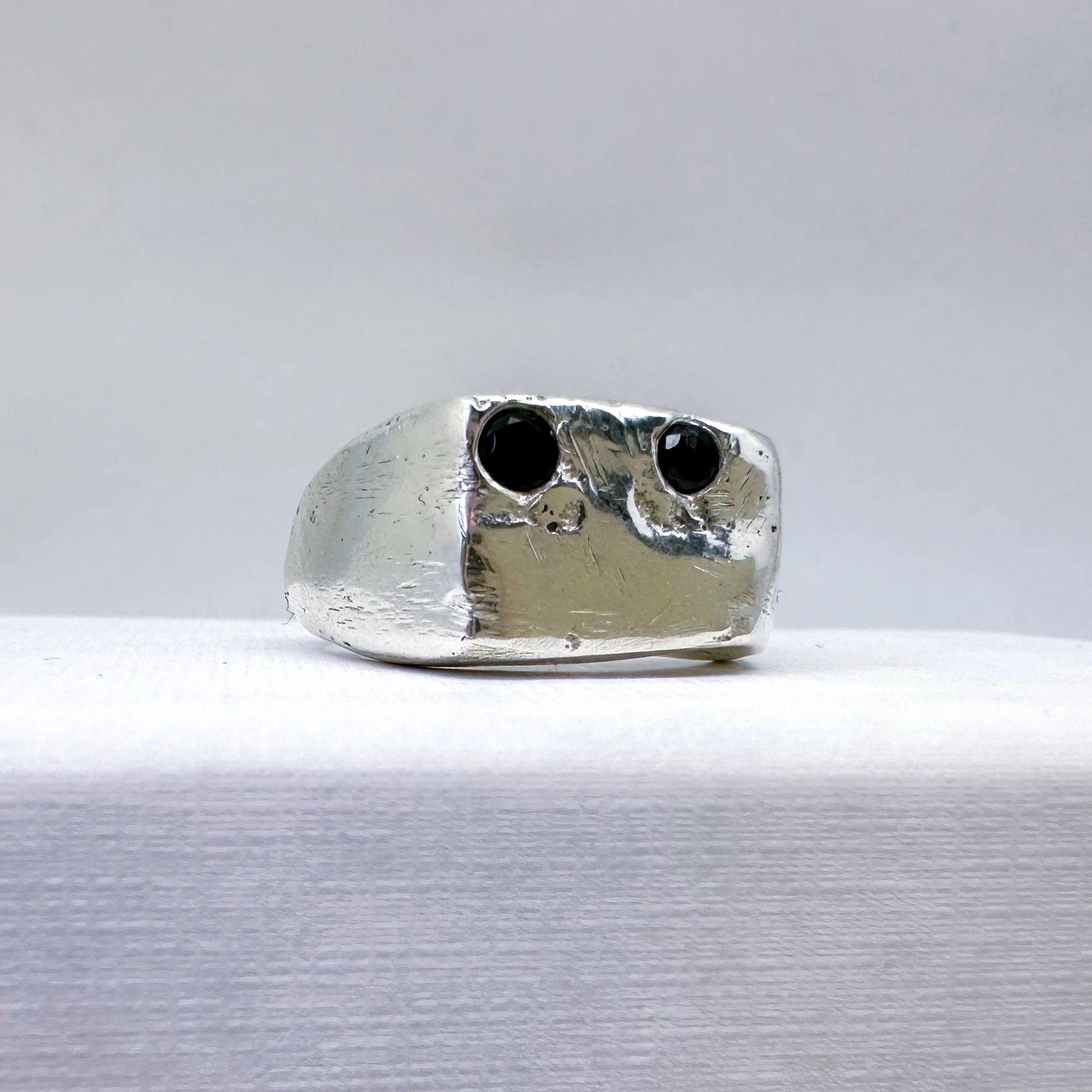 Double Diamond Signet size 6.5