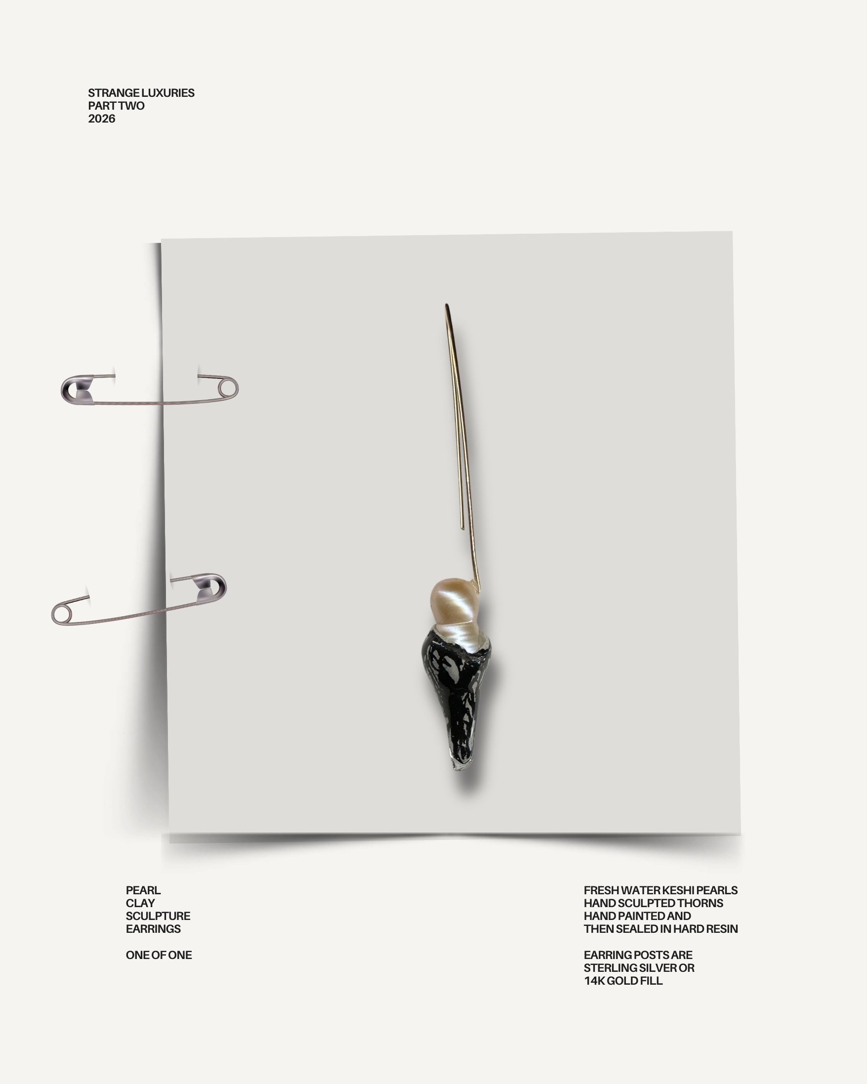 Pearl & Thorns Earrings 2.8