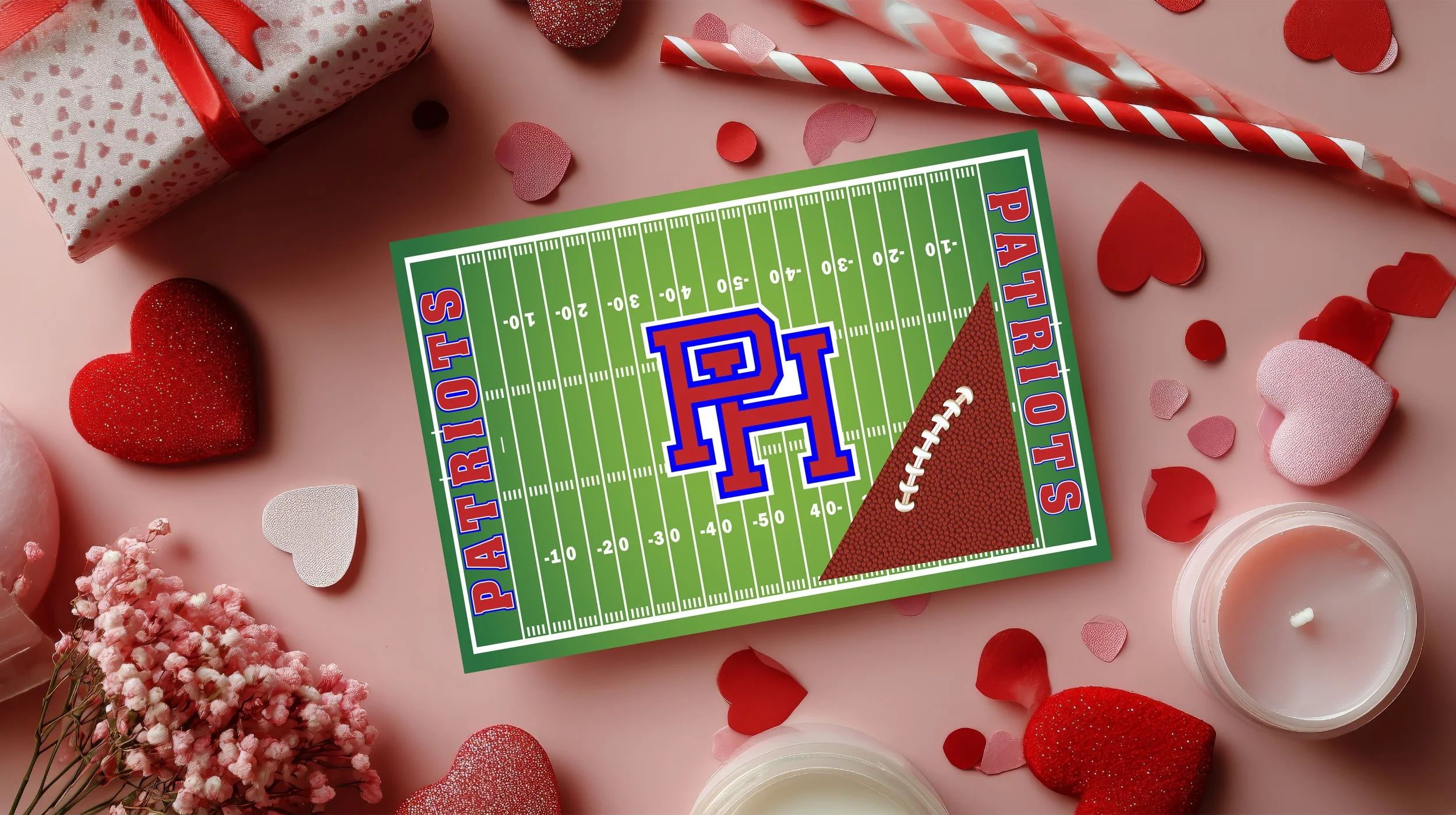 Paper Football Valentine Cards