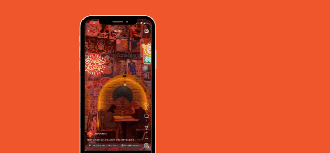 hawkers street food restaurant social media marketing jacksonville iphone with instagram reel